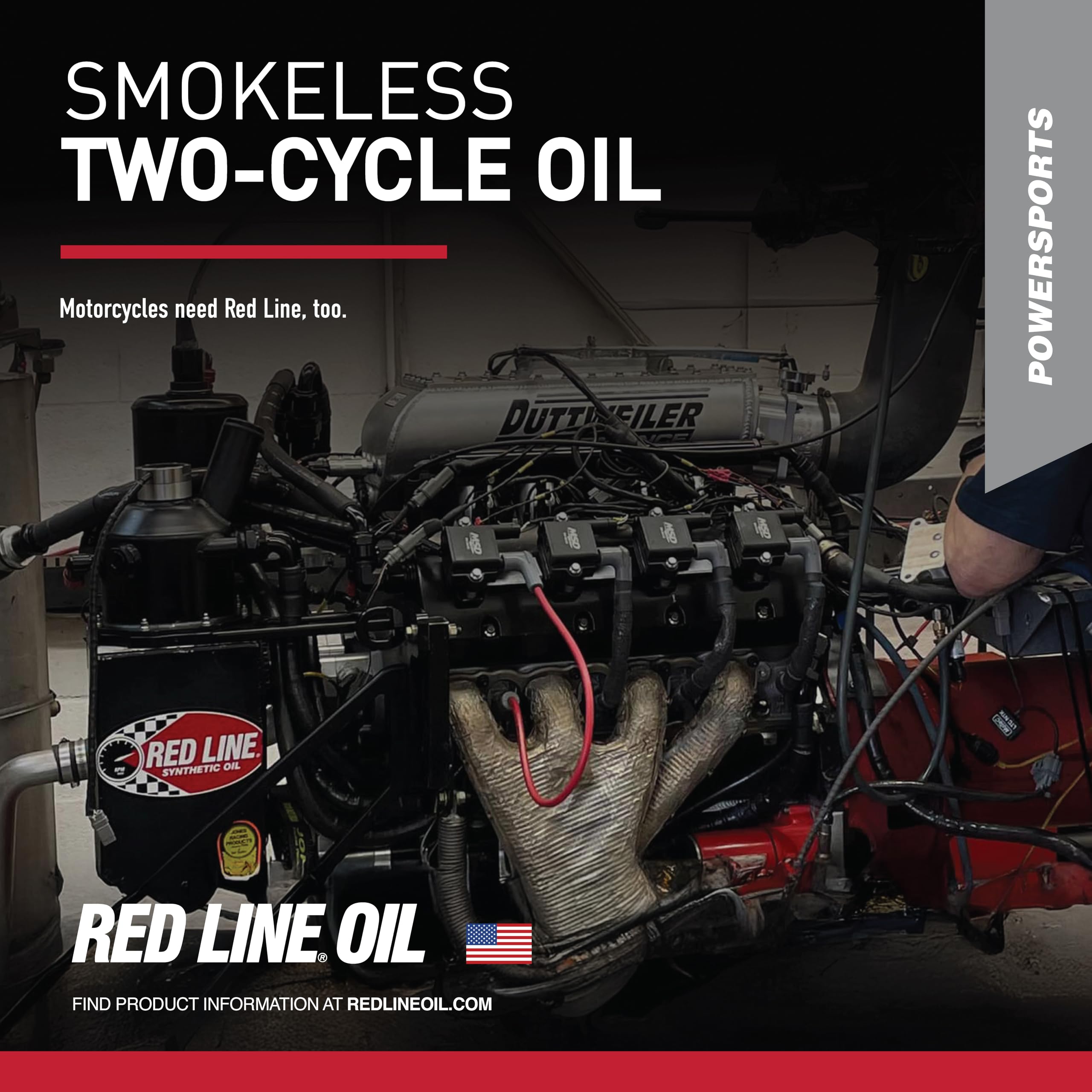 Two Cycle Oil Red Line Smokeless Synthetic - 16 Ounces