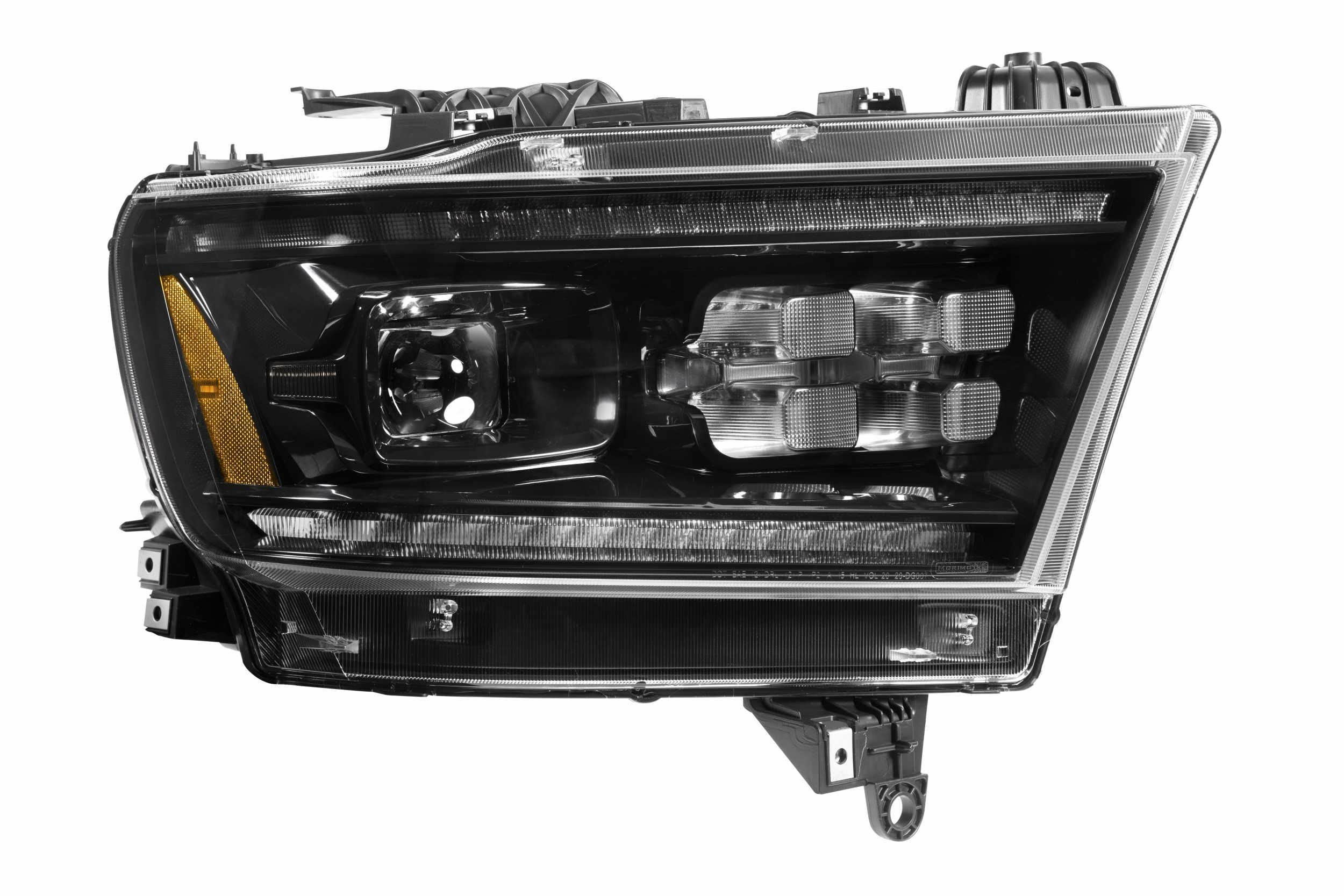 Morimoto LED XB Headlight Housing Upgrade, Fits 2019+ Dodge Ram 1500, Plug and Play Replacement, DOT Approved LED Assembly with Switchback Sequential Turn Signals & UV Coated Lens (1x LF523-ASM)