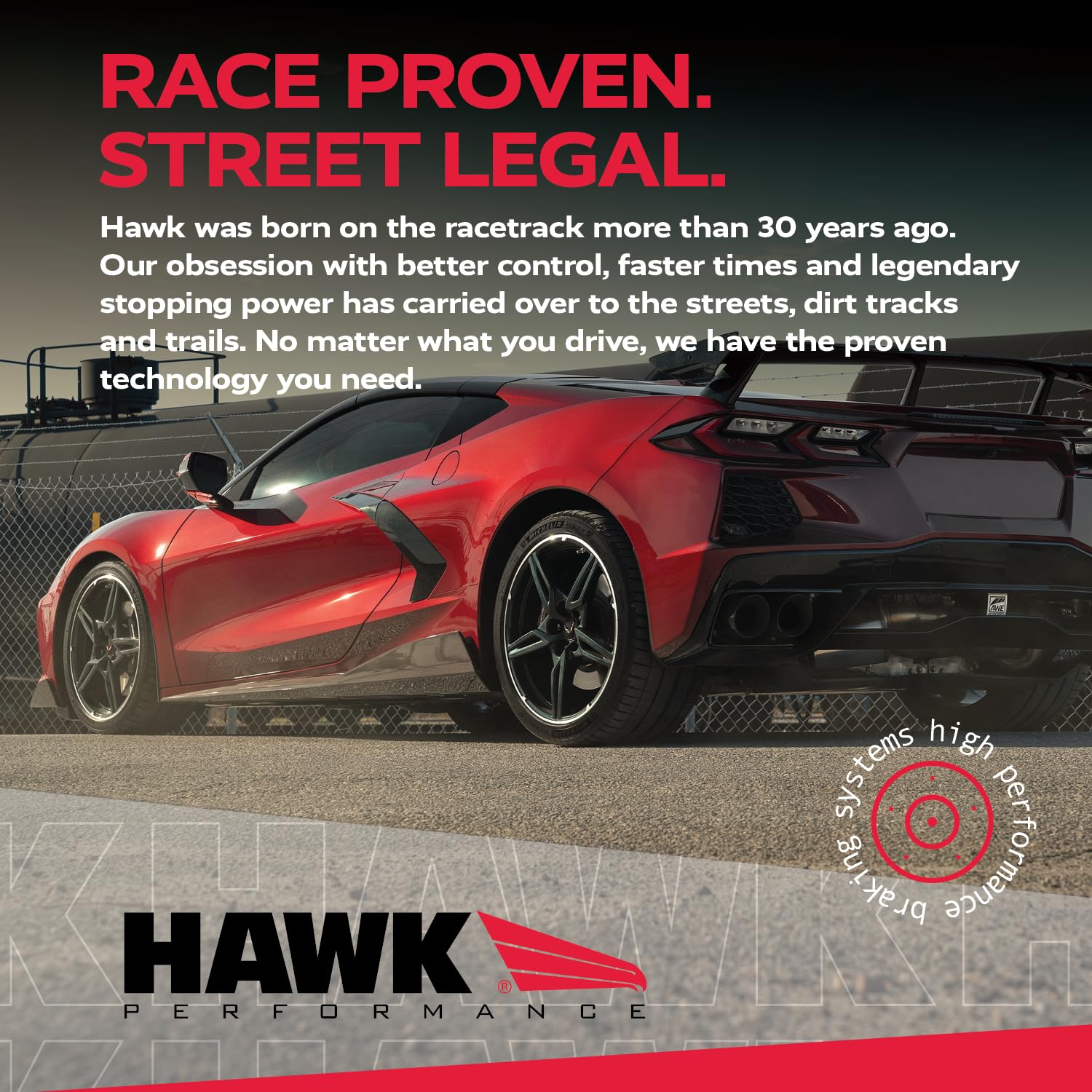 HPS Performance Hawk Performance Street Brake Pads HB122F.710