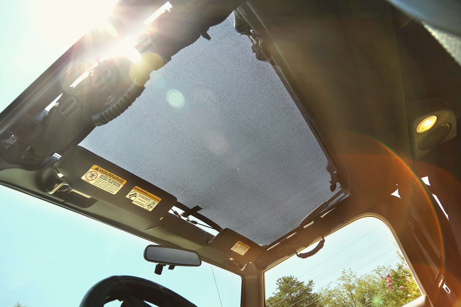 Eclipse Sun Shade Rugged Ridge 13579.09, Full Cover; 04-06 Jeep Wrangler Unlimited LJ