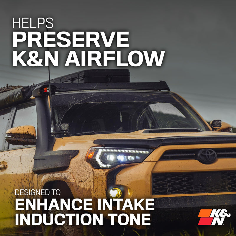 K&N Intake Kit Elevated (Snorkel) Compatible with 2010-2021 Toyota 4Runner V6-4.0L, 63-8001