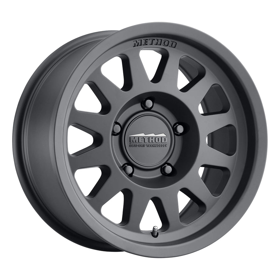 704 Method Race Wheels Matte Black 17x8.5" 5x5", 0mm offset 4.75" Backspace, MR70478550500