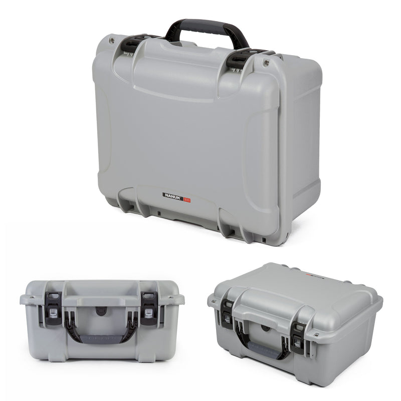 Waterproof Nanuk 933 Hard Case with Padded Dividers - Silver