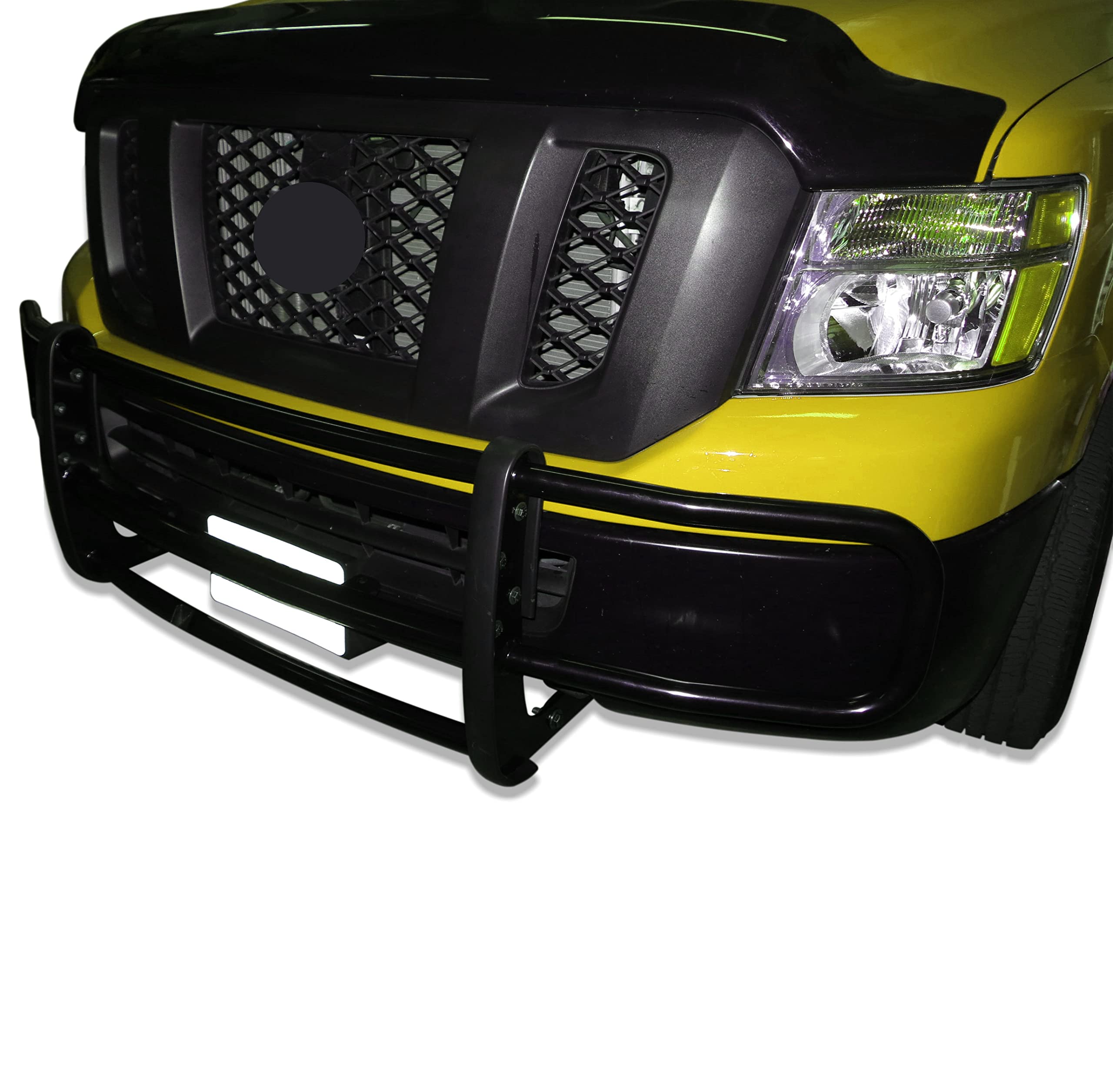 SPARTAN Black Horse Grille brush Bumper Guard Modular Black Compatible with 12-25 NV1500|2012-2025 Nissan NV2500|2012-2025 Nissan NV3500-17NINVMA