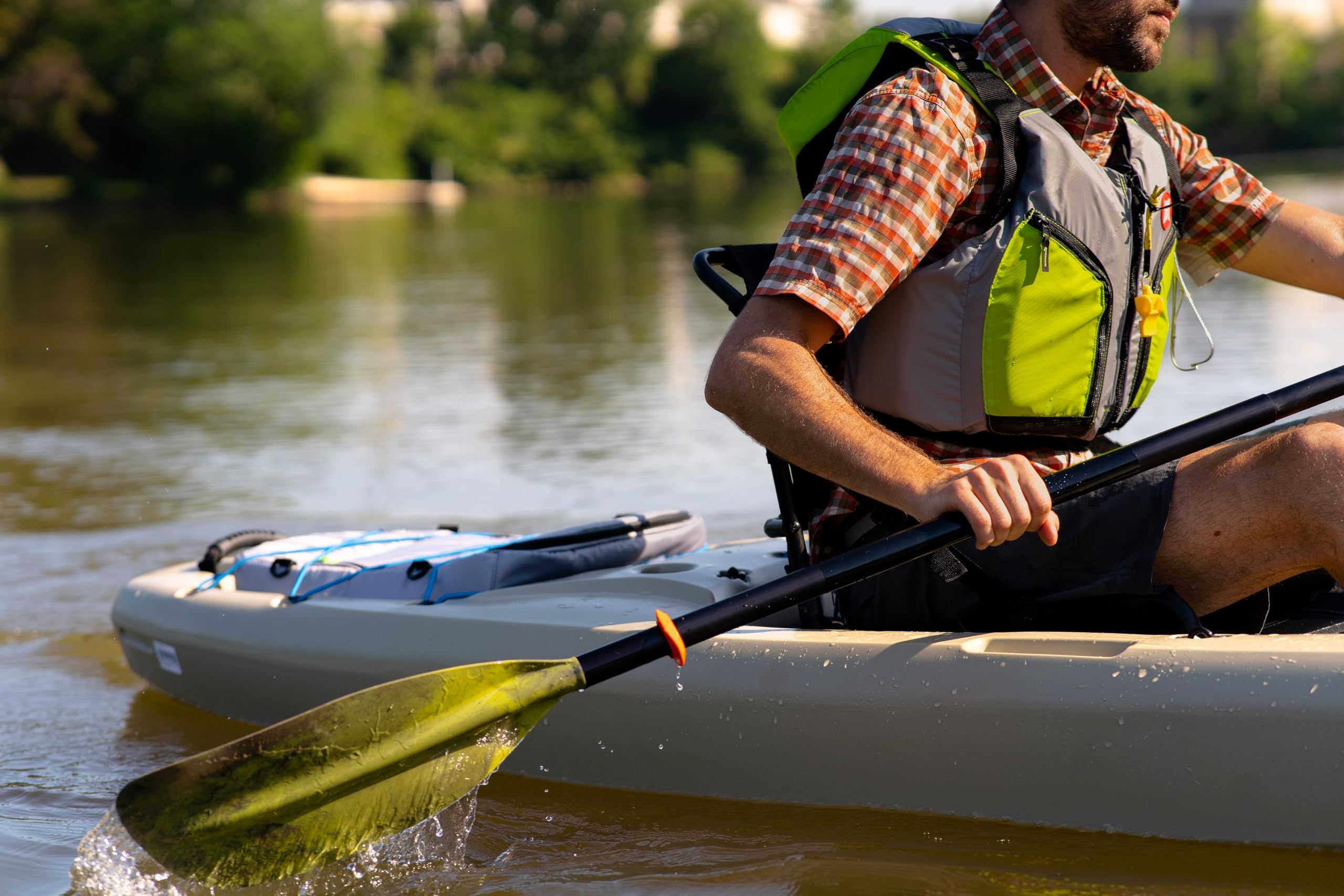 Pescador Perception Kayaks Adjustable Fishing Paddle -2 Piece Moss camo, 230-250cm/90.5-98.5”