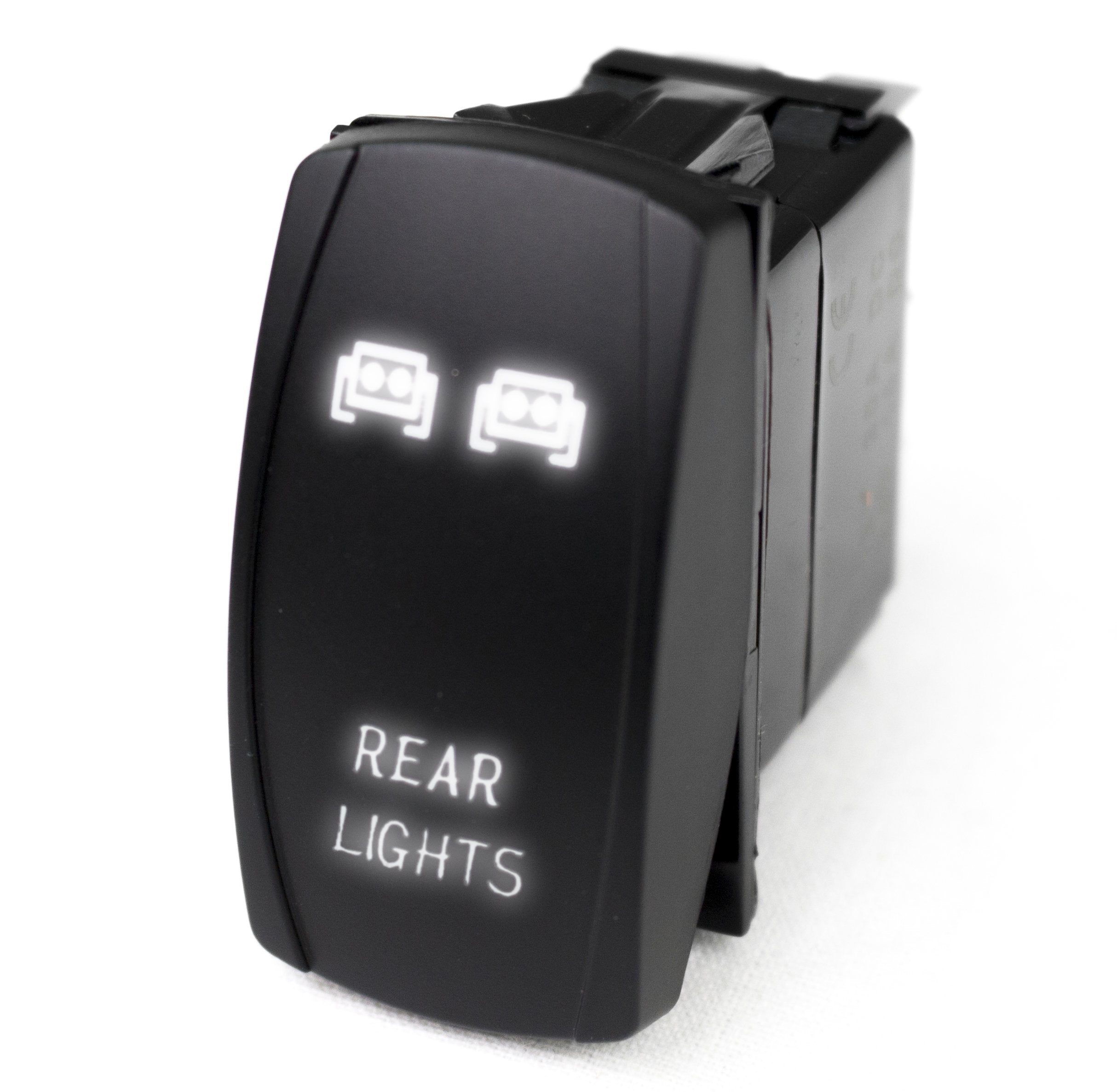 Rocker Switch Race Sport Lighting RSLJ60W w/ White LED Radiance (Rear Lights)