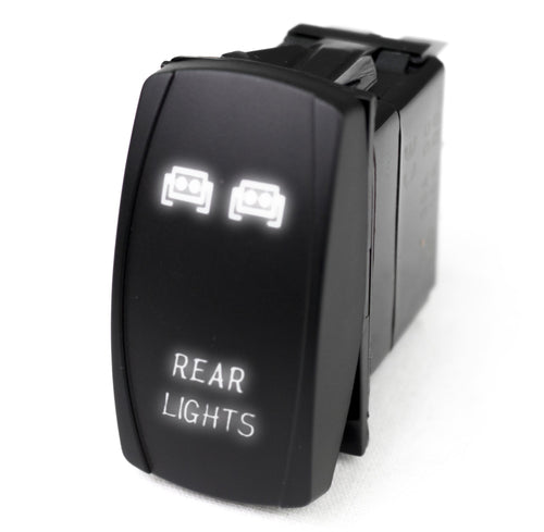 Rocker Switch Race Sport Lighting RSLJ60W w/ White LED Radiance (Rear Lights)