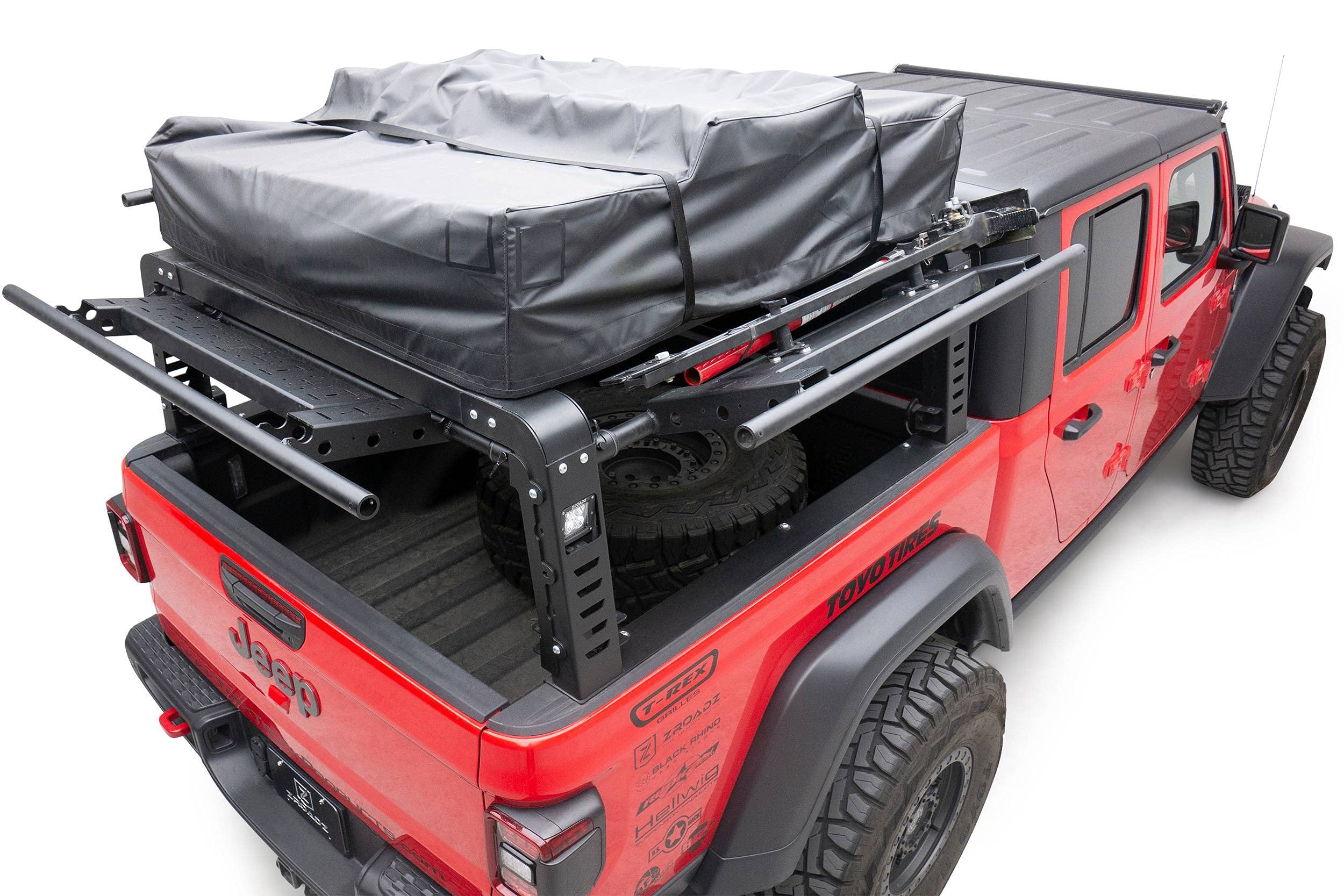 ZROADZ Access Z834211 Overland Rack 2019-2022 Jeep Gladiator Black