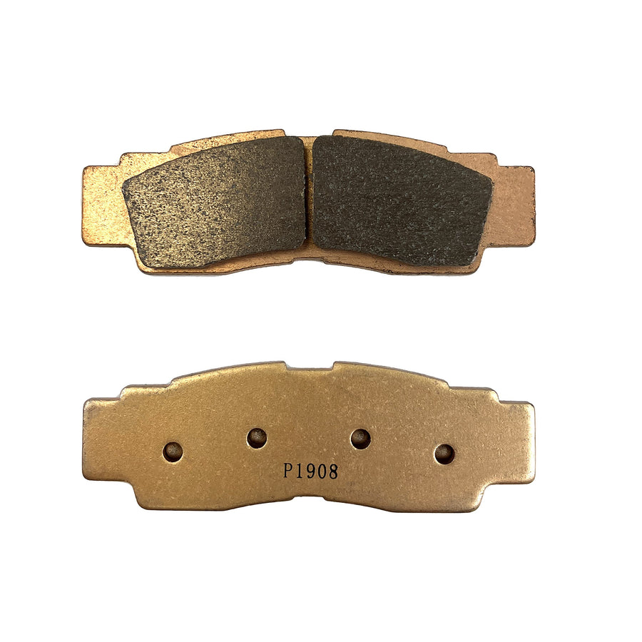 Demon Front Left/Right Sintered Brake Pads for Yamaha YXZ 1000R/Wolverine RMAX2/X4, Metallic Material For Better Grip, Reduced Brake Fade (See Fitment Details in Description)