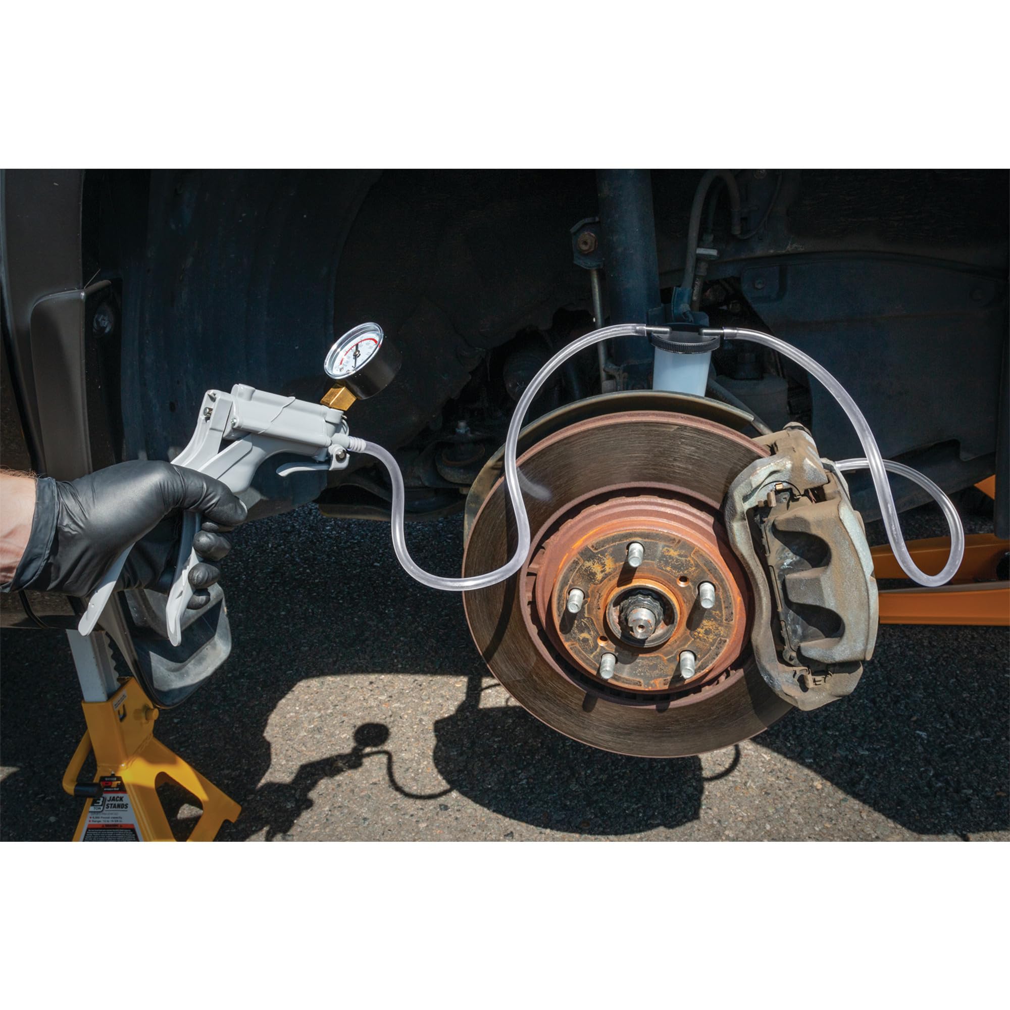 One-Man Performance Tool W87030 Hand Vacuum Pump Kit for Brake Bleeding and Automotive Tests