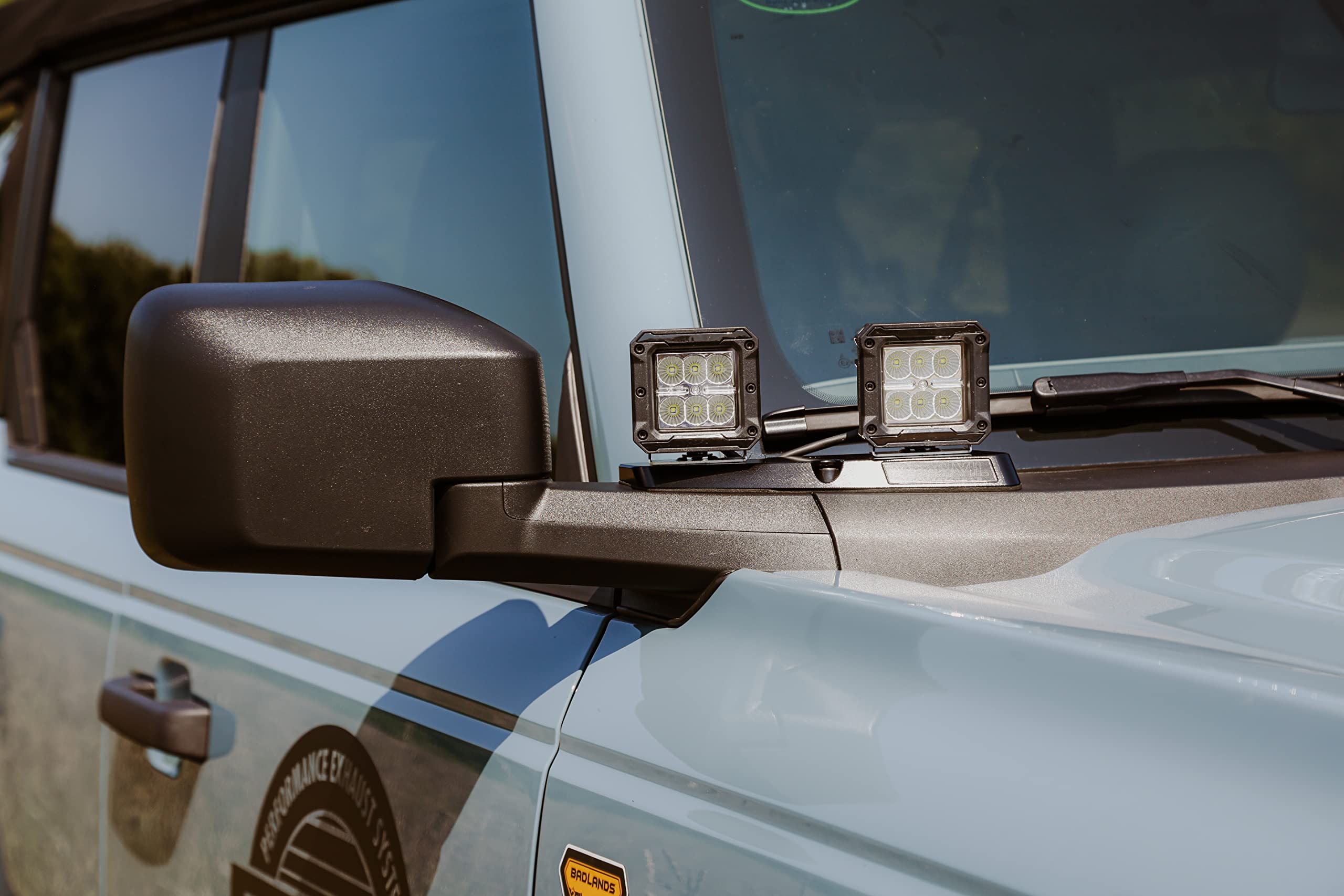 Off Road Anvil 628-28AOR 2021+ Ford Bronco Mirror LED Light Mounts