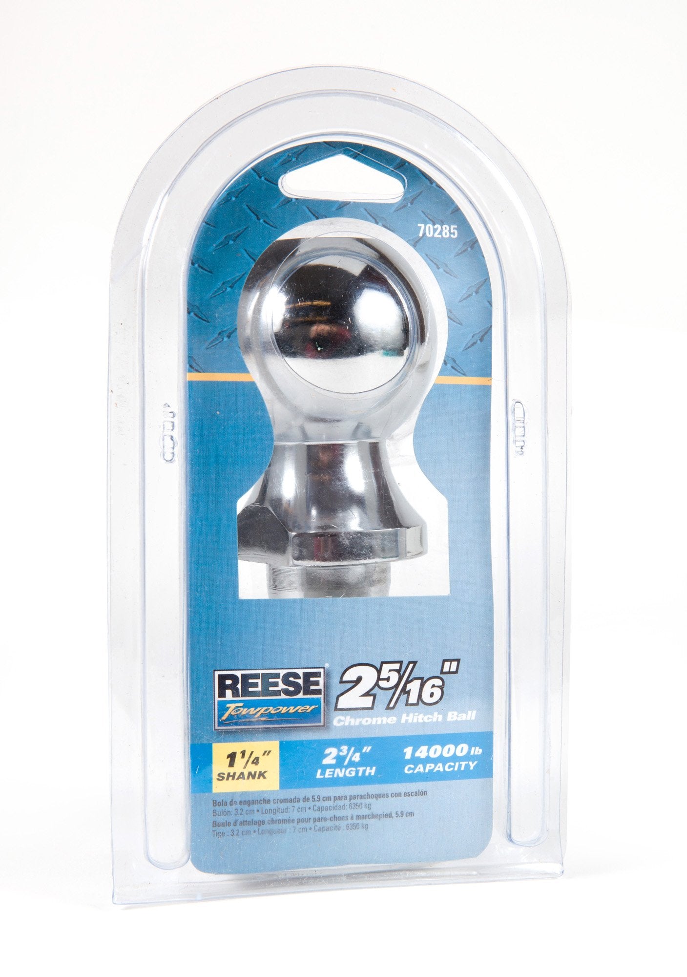 1-1/4" Chrome Reese Towpower Class V Hitch Ball - 14000 lb. Capacity