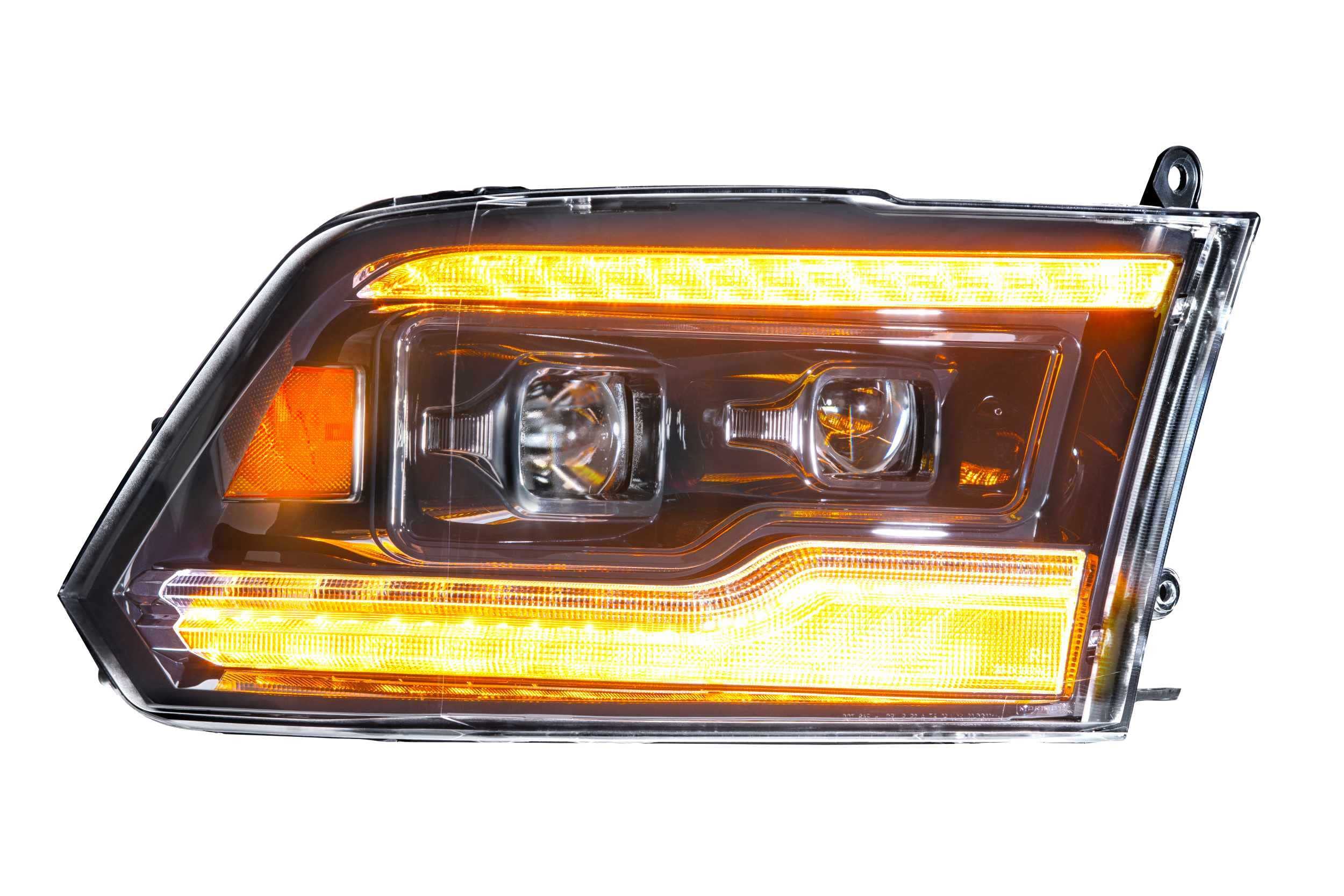 LF520-A-ASM Morimoto Lighting 2x (One Pair) Amber XB LED Headlights fits Dodge Ram 2500