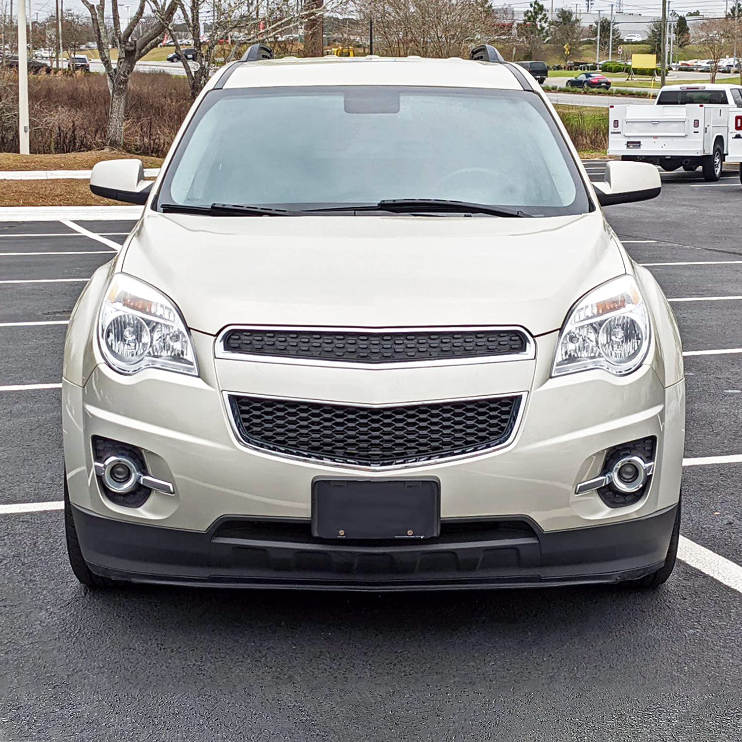 Clear Lens Spec-D Tuning Fog Lights + H11 Bulbs + Switch Included Compatible with Chevy Equinox LT LTZ 2010-2016 L+R Pair Assembly