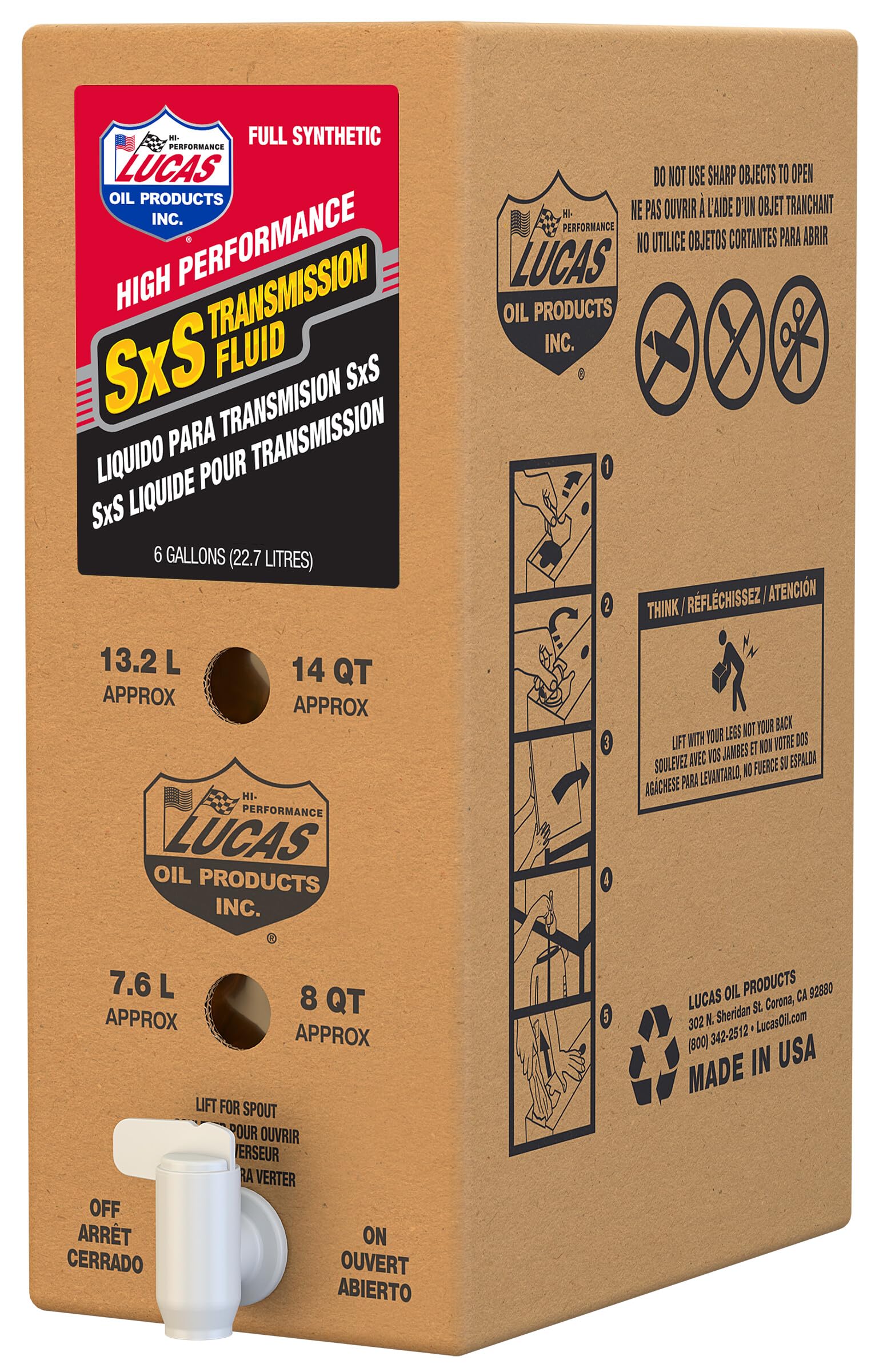 Synthetic SXS Transmission Fluid Lucas 18050 - 6 gal.