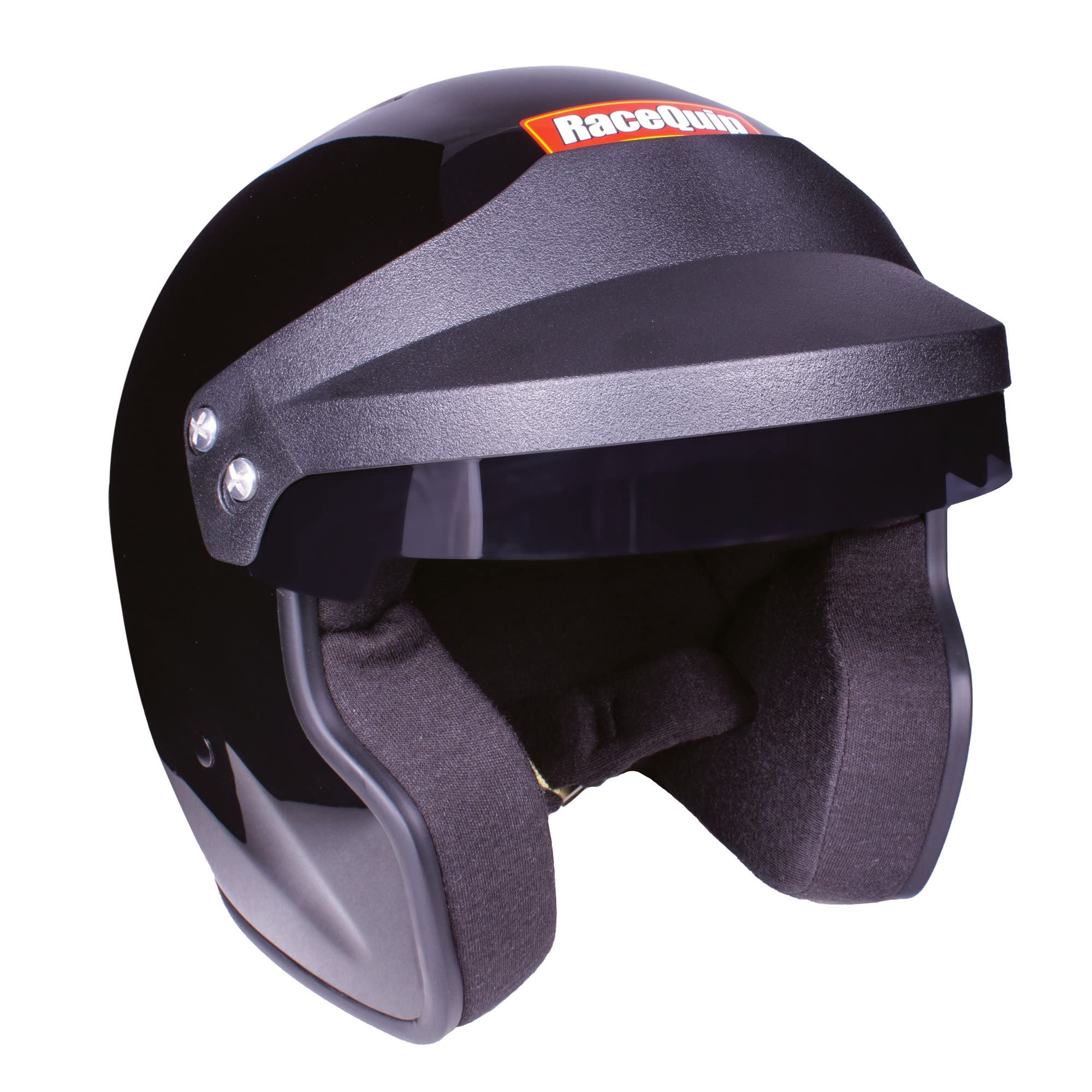 Open Face Helmet RaceQuip OF20 Series Snell SA-2020 Rated Gloss Black X-Large 256006