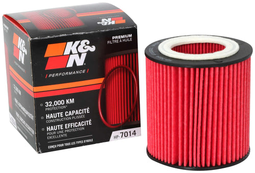 K&N Oil Filter Premium: 20,000 Mile Engine Protection, High Capacity/High Efficiency: Compatible with BMW, (See Product Description for Select Models), HP-7014