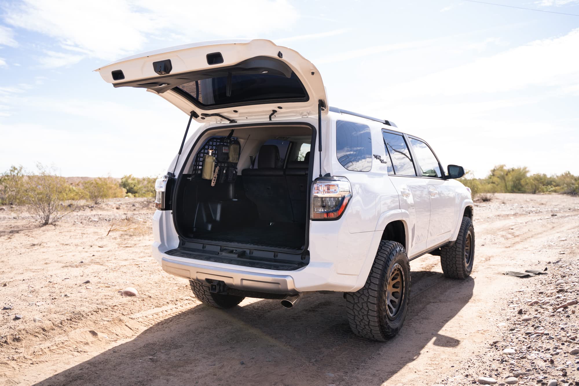 Rear Window Molle Panels DV8 Offroad for 2010-2024 Toyota 4Runner | Includes Passenger & Driver Side Panels | Mount Molle Bags, Med Kits, Tools, & Other Accessories | Rock Light Mounts