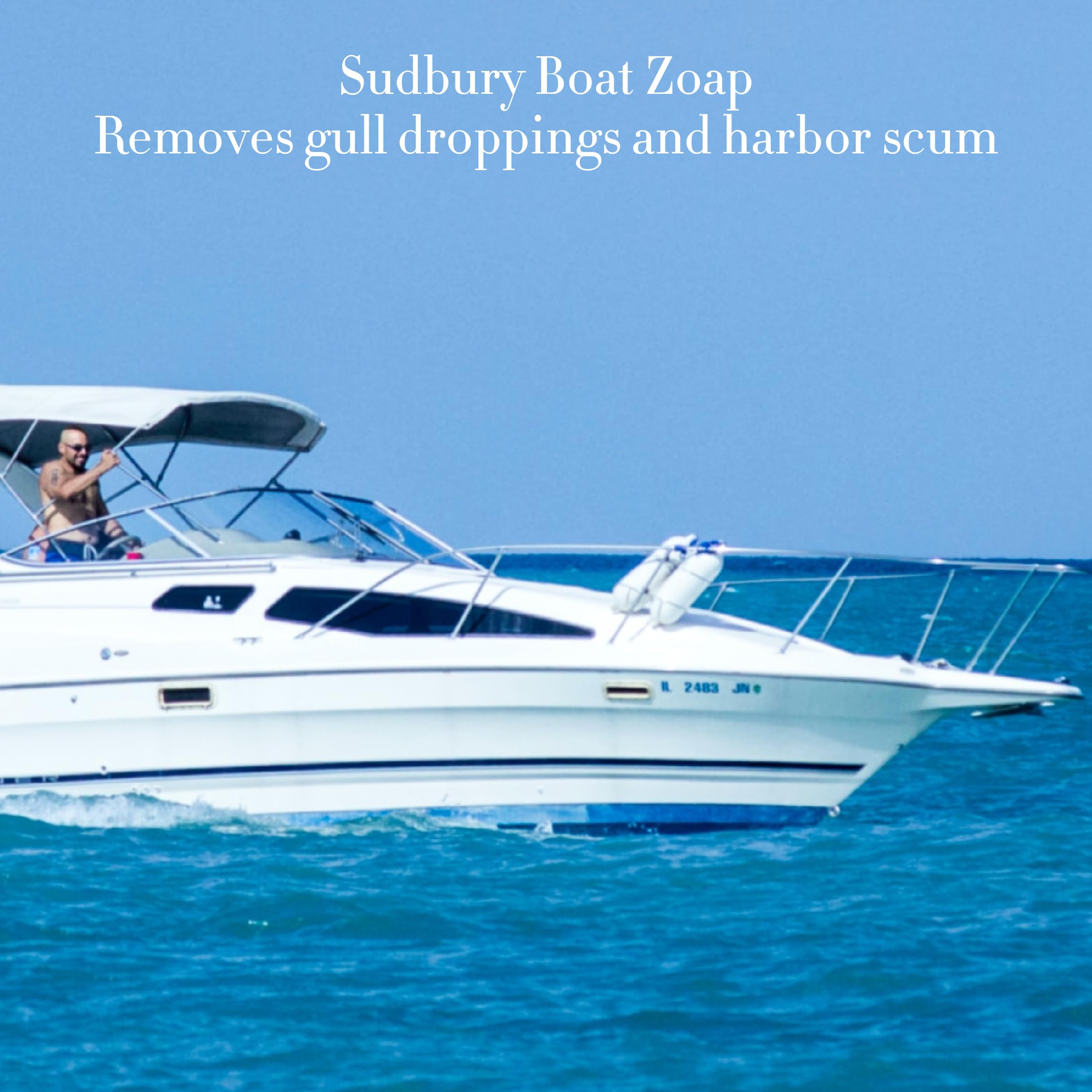 Boat Cleaner Sudbury Zoap, Multi-Purpose Boat Soap, Essential Boat Accessories, 32 oz.