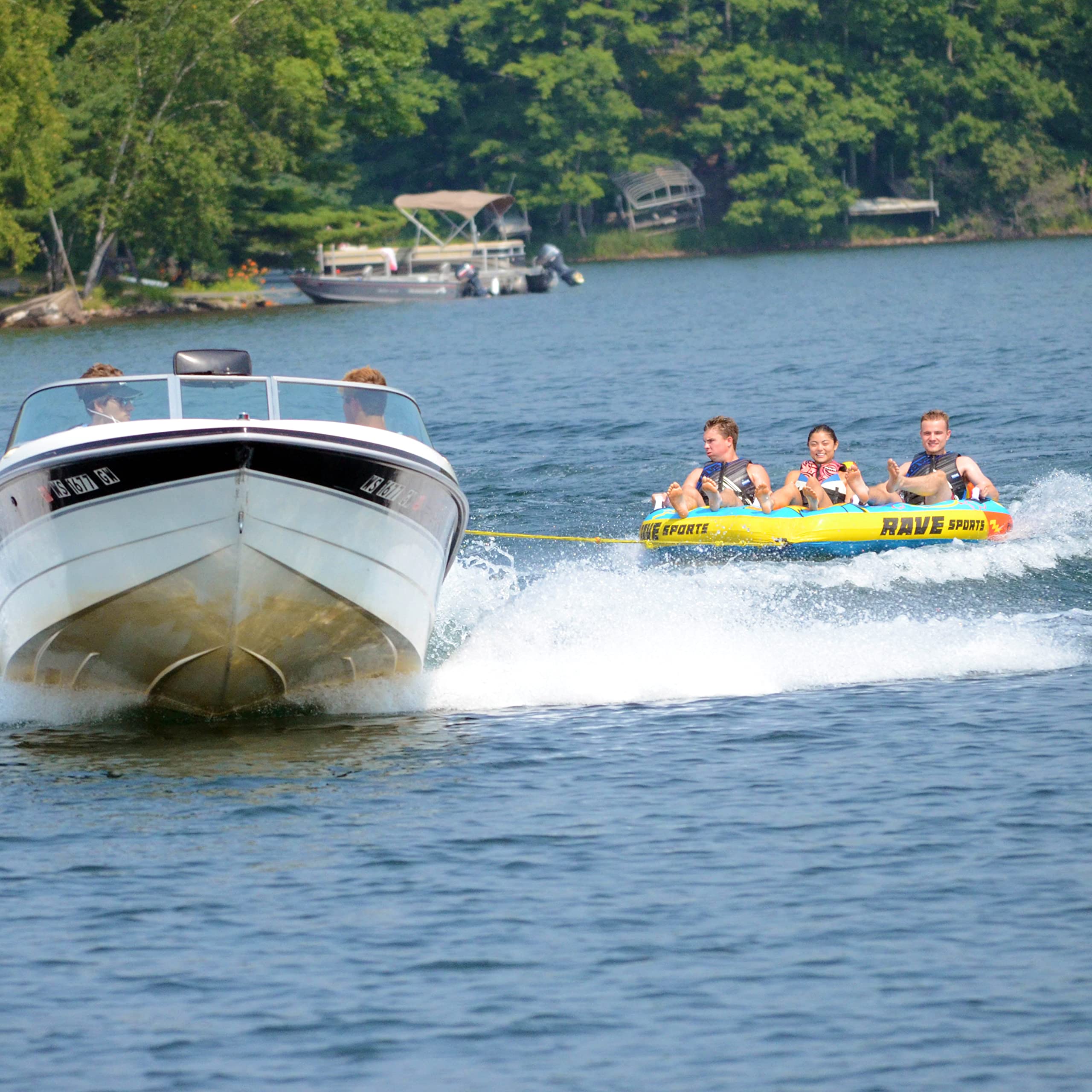3 Person RAVE Sports Charger Towable, Blue