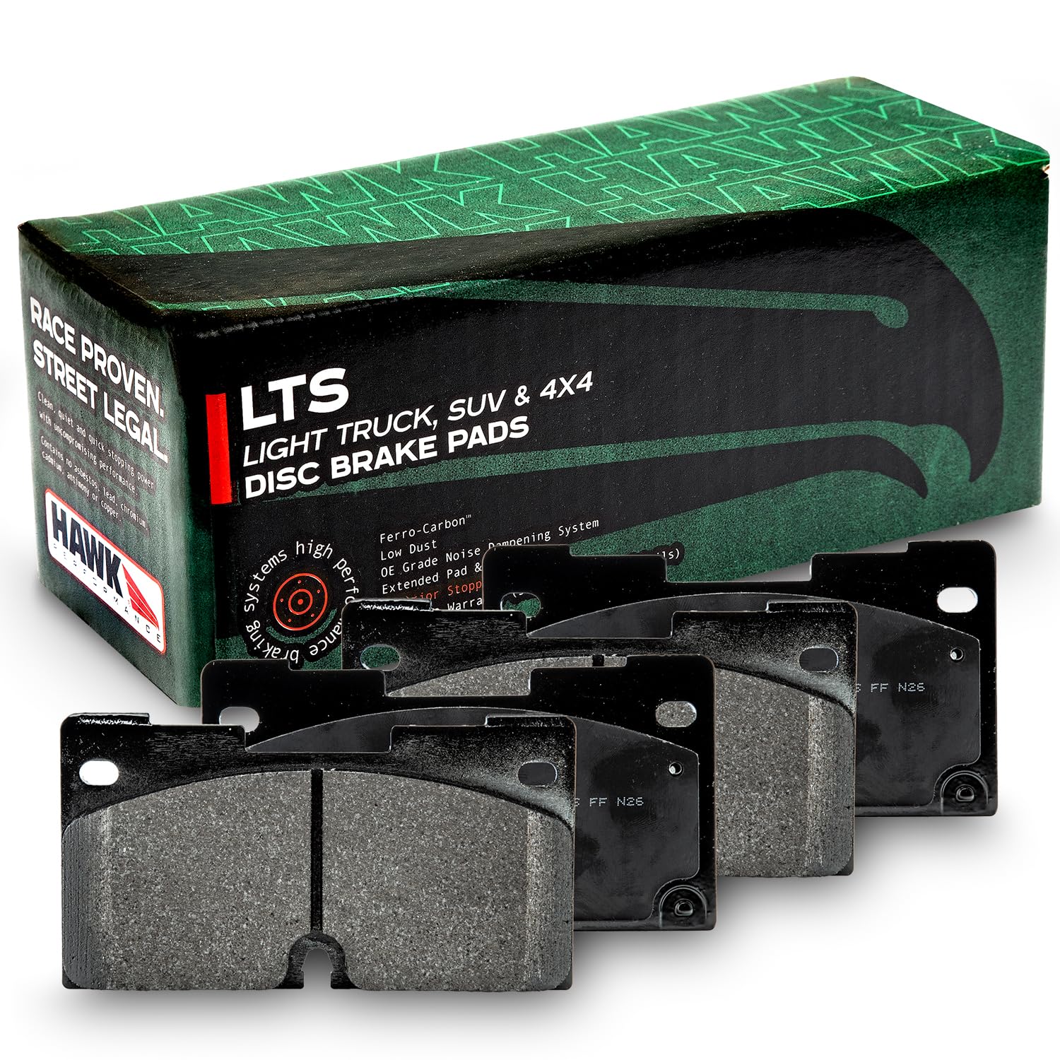 Hawk Performance LTS HB920Y.706 Light Truck and SUV Street Brake Pads