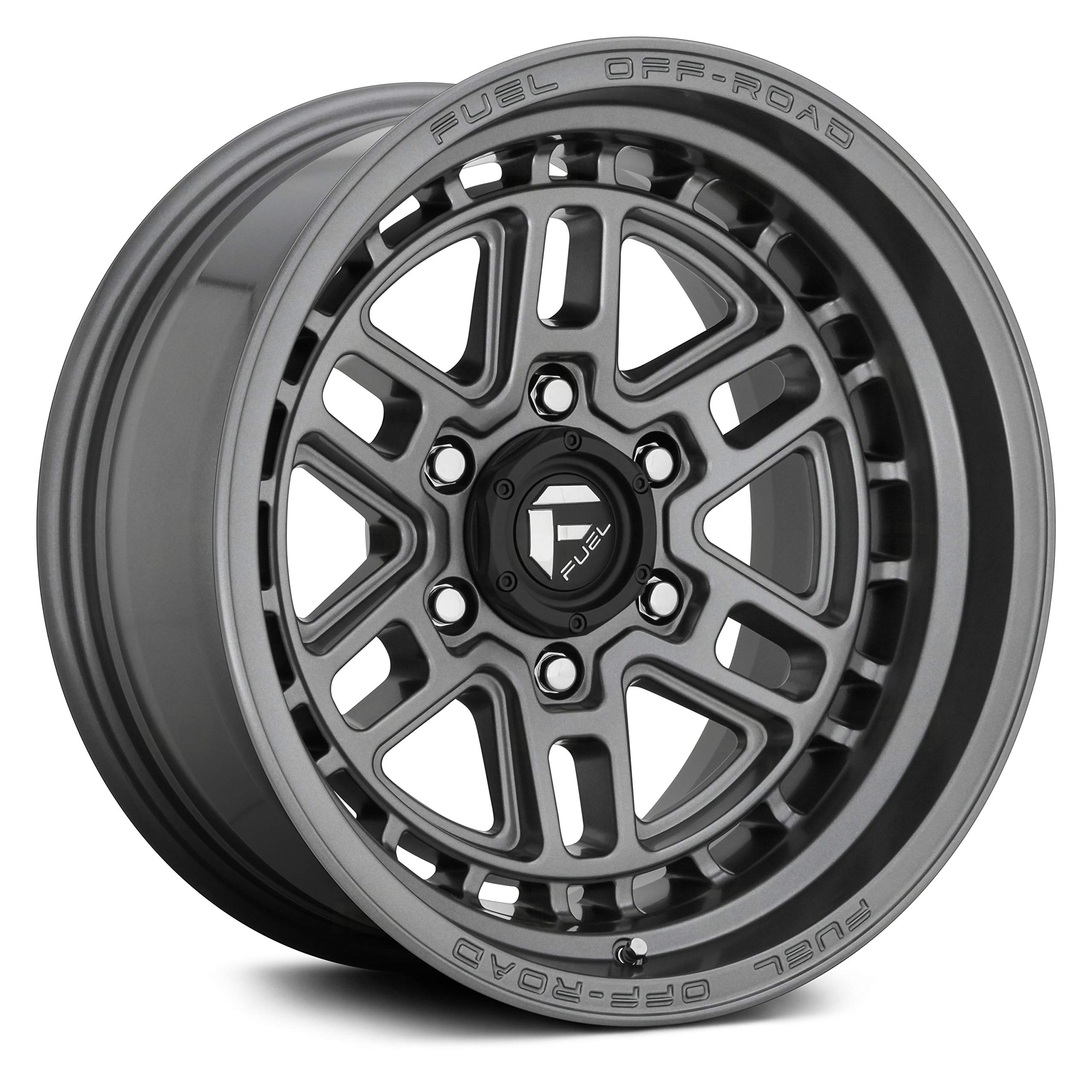 D668 Fuel Offroad NITRO Gun Metal Wheel (20 x 9. inches /6 x 135 mm, 20 mm Offset)