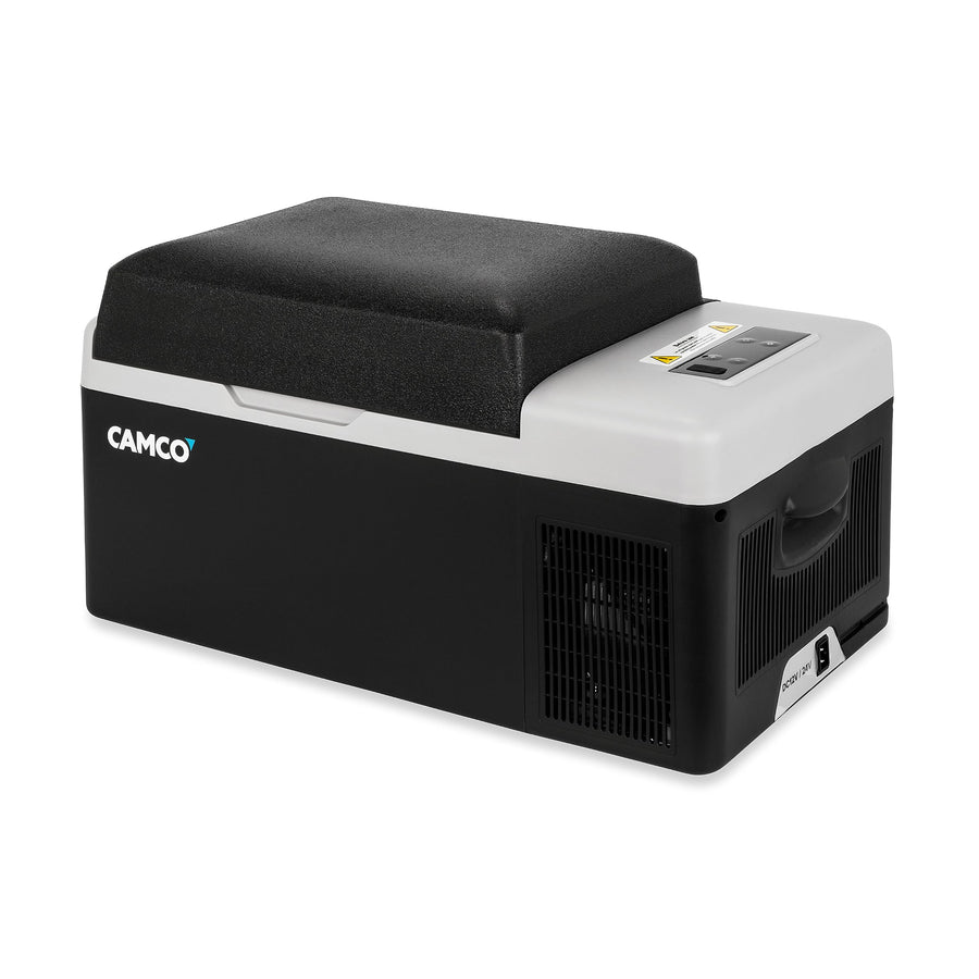 Camco 20-Liter Portable Compact Fridge/Freezer CAM-200 | Features Bluetooth Capable Remote Access & 1 Compartment w/Single Zone Cooling | Adjusts from -4° F to 68° w/2 Cooling Modes ECO & MAX (51510)