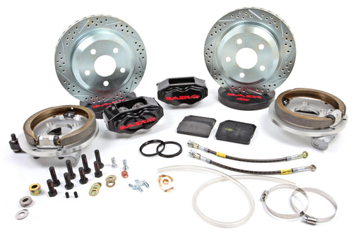 BAER BRAKES Brake System 4302326B-BKCZ (12" Rear SS4 with Park Brake Black 67-69 GM F Body 10 or 12 Bolt C Clip Rear End Only), 1 Pack