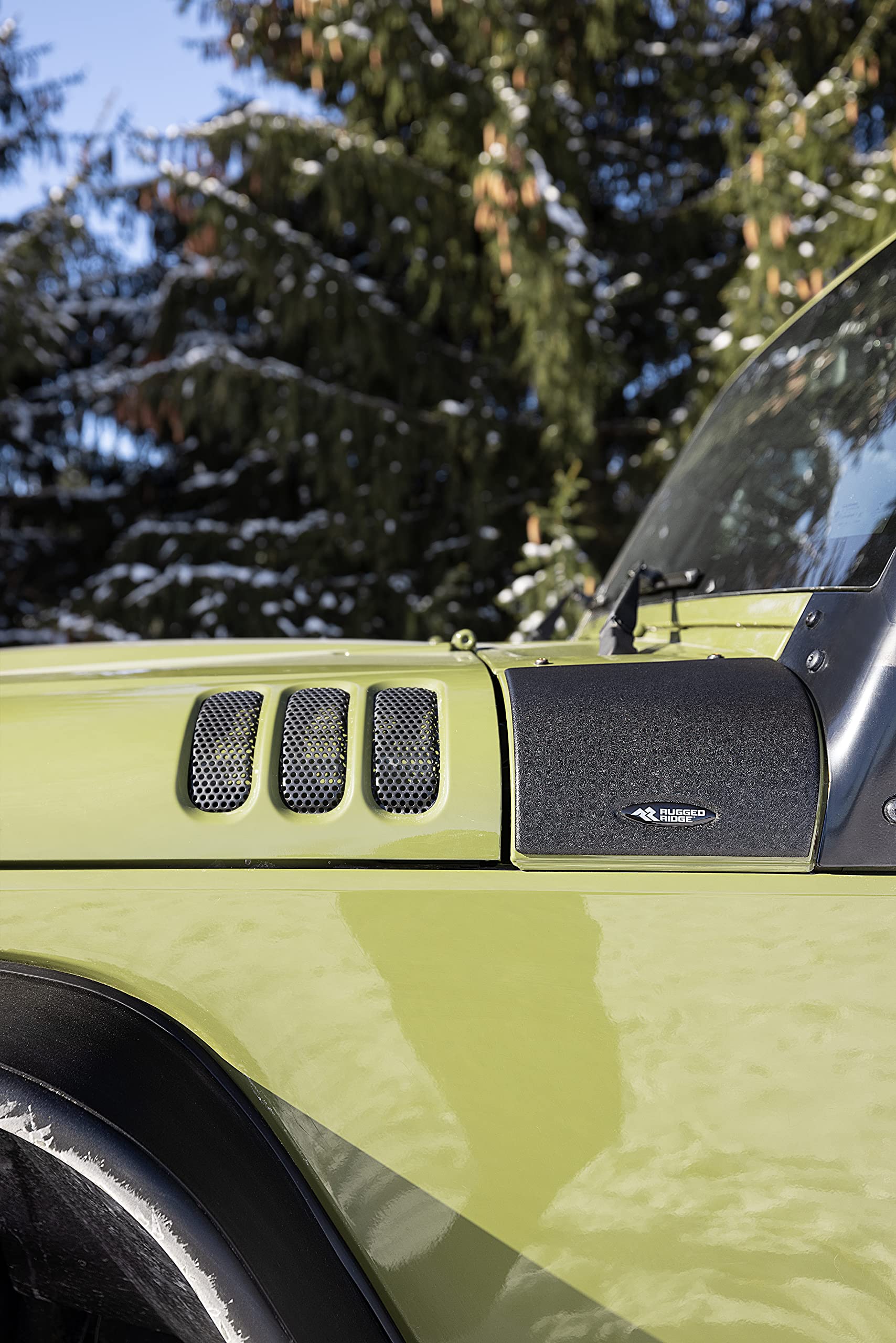Cowl Body Armor Rugged Ridge for Jeep Wrangler JK/JKU | Thermoplastic Olefin (TPO), Black | 11651.79 | Fits 2007-2018 Jeep Wrangler JK/JKU 2-Door & 4-Door