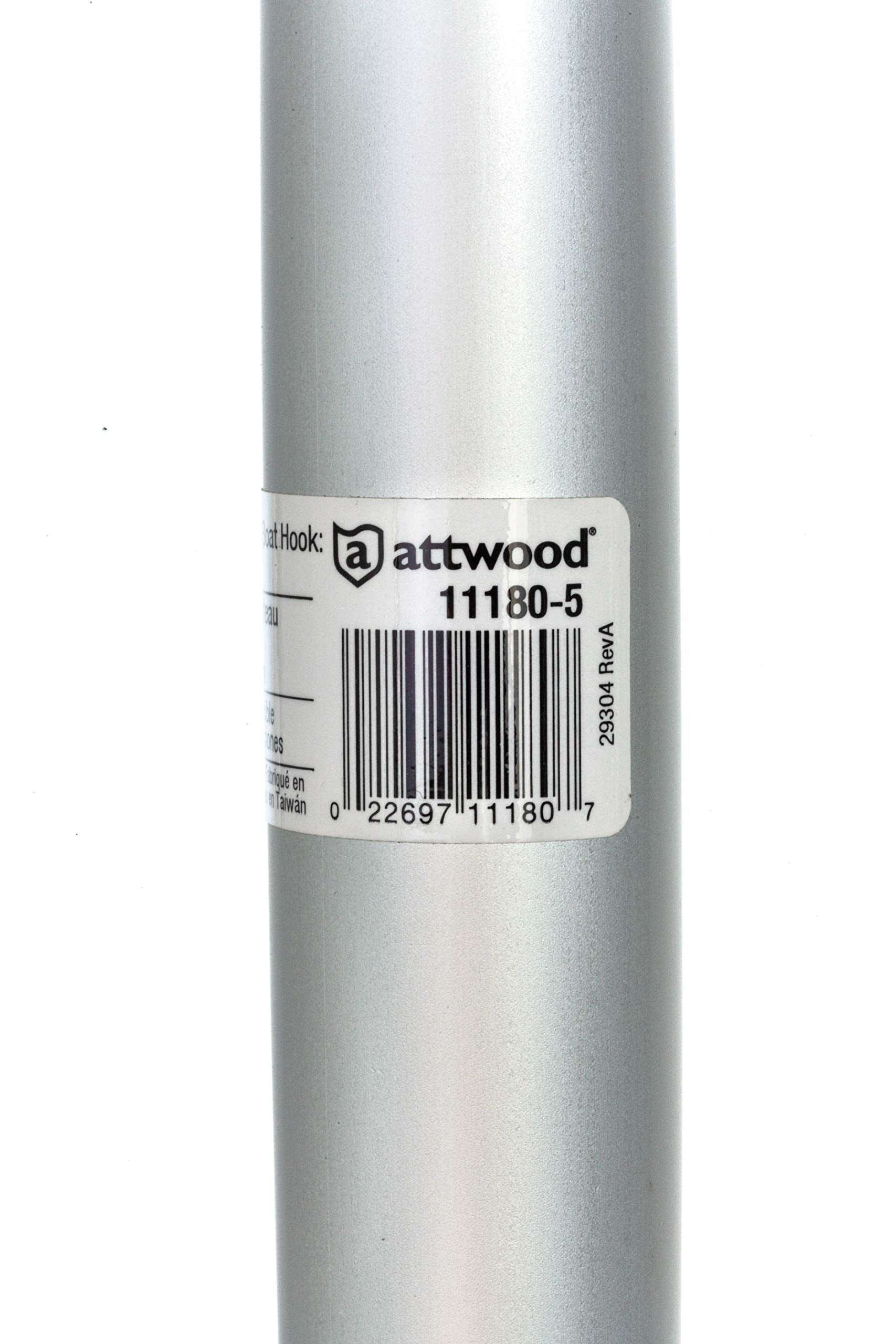Aluminum Telescoping Attwood Compact Boat Hook - Extends from 3.5 to 8 Feet