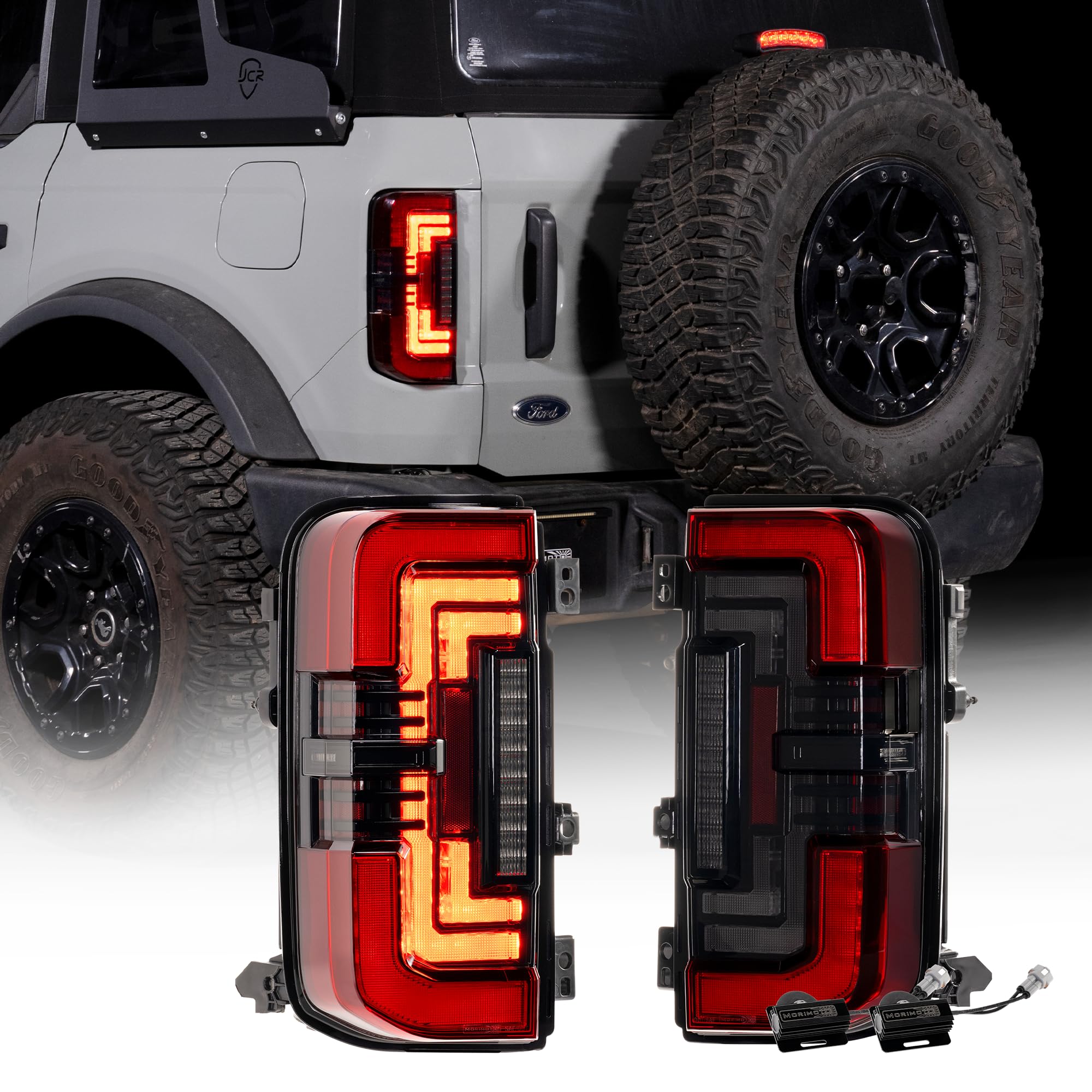 Morimoto Red XB LED Taillights for 2023-2026 Ford Super Duty (LF353)