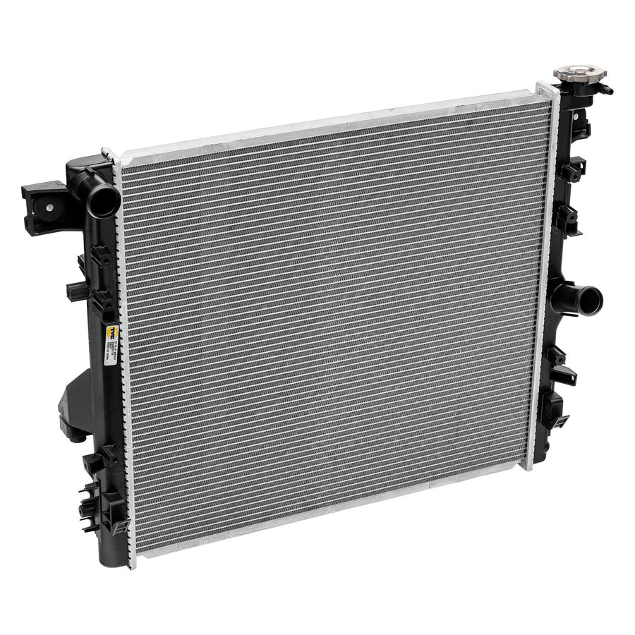 17101.38 | Omix-Ada | Radiator, 1 Row | OE Reference: 55056633AB | Fits 2007-2018 Jeep Wrangler JK 3.6L / 3.8L