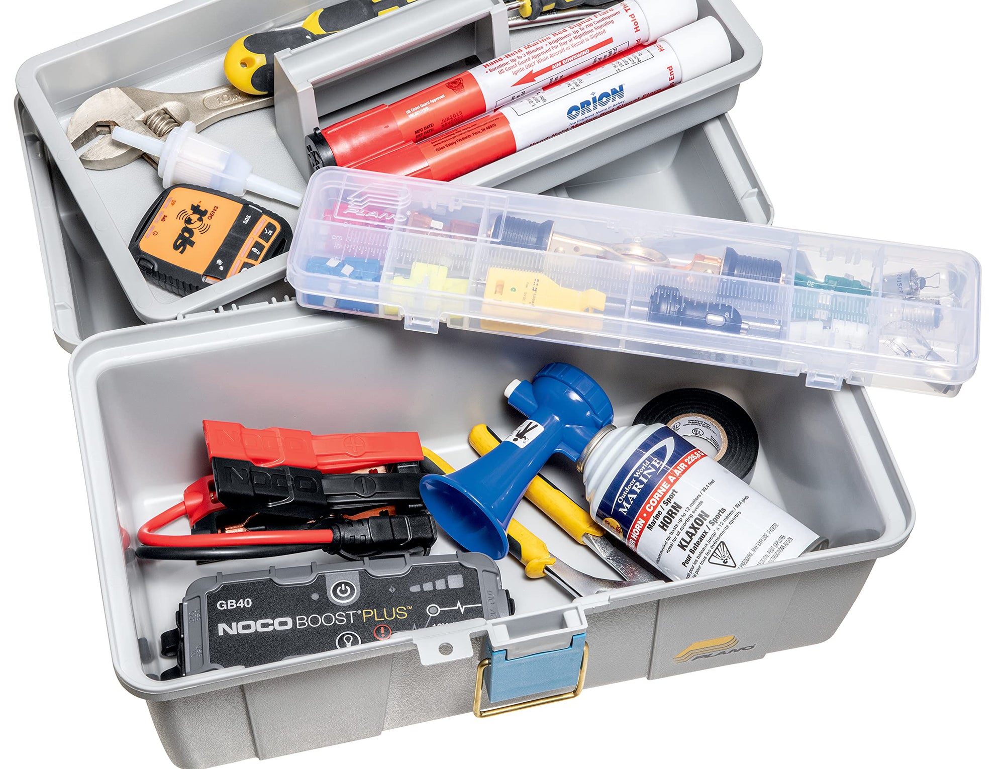 Blue Marine Tool Box Gray