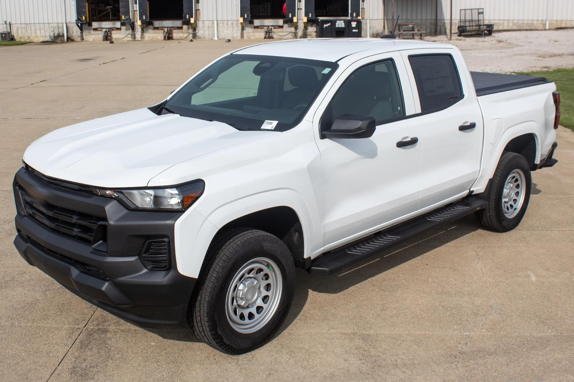 Running Boards Raptor Series Steps 6in OEM Style Black Aluminum Compatible with 15-26 Colorado/Canyon Crew Cab