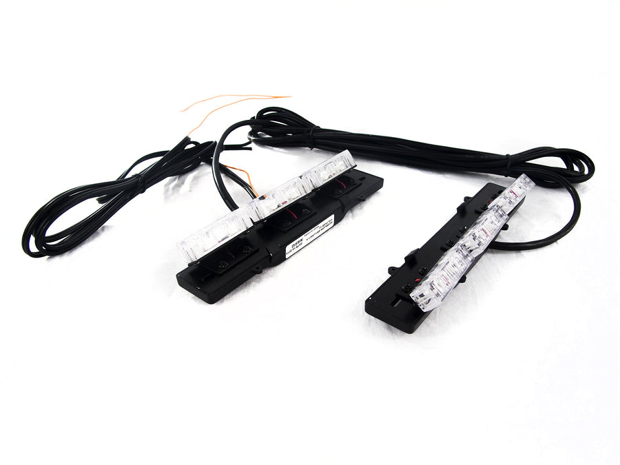 Race Sport RS-GRILL8001-A LED Clip Grille Lighting System (SLIM Design (Amber))