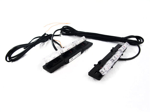 Race Sport RS-GRILL8001-A LED Clip Grille Lighting System (SLIM Design (Amber))