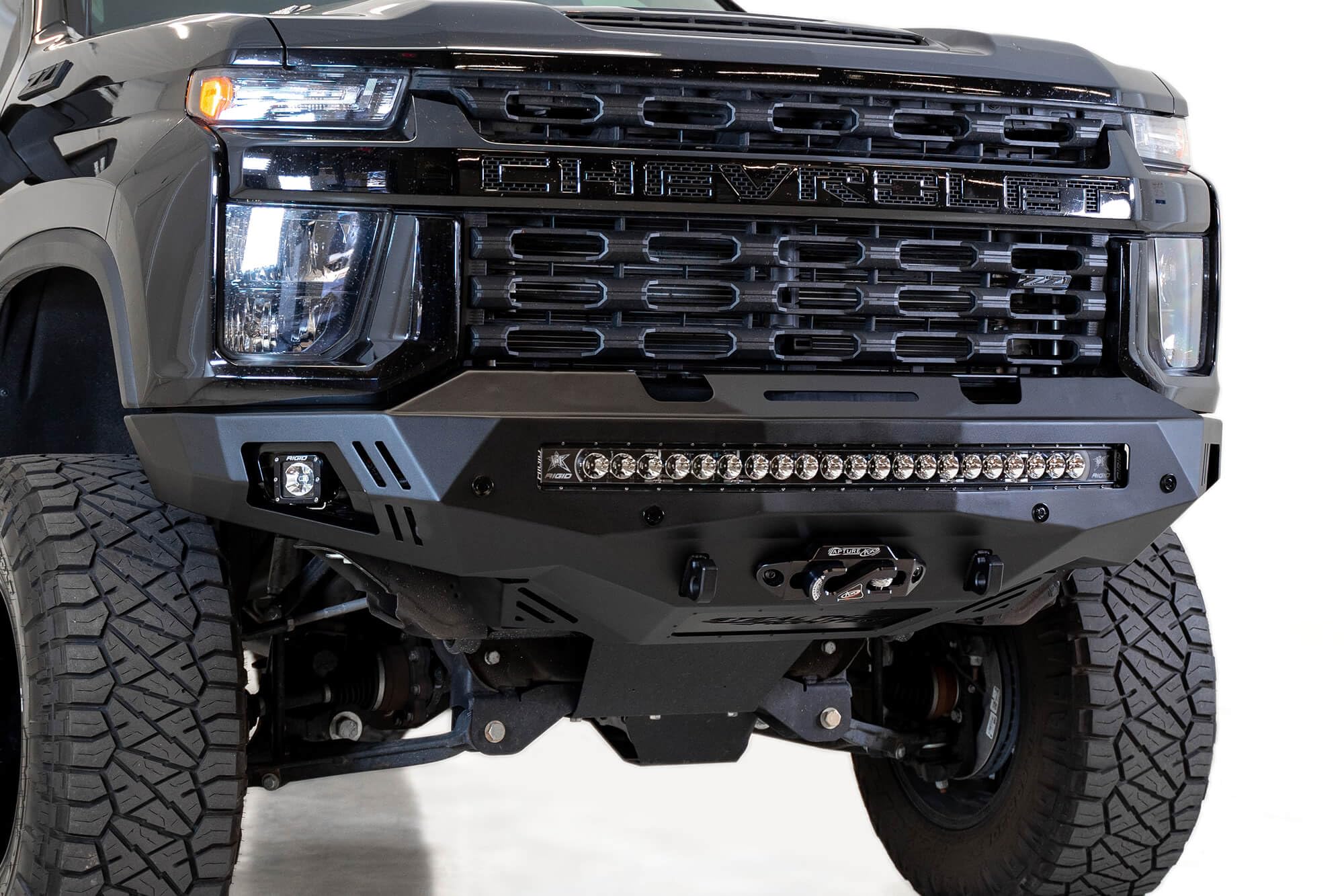 2020-2022 Chevy 2500/3500 Addictive Desert Designs Stealth Fighter Front Bumper F271202890103