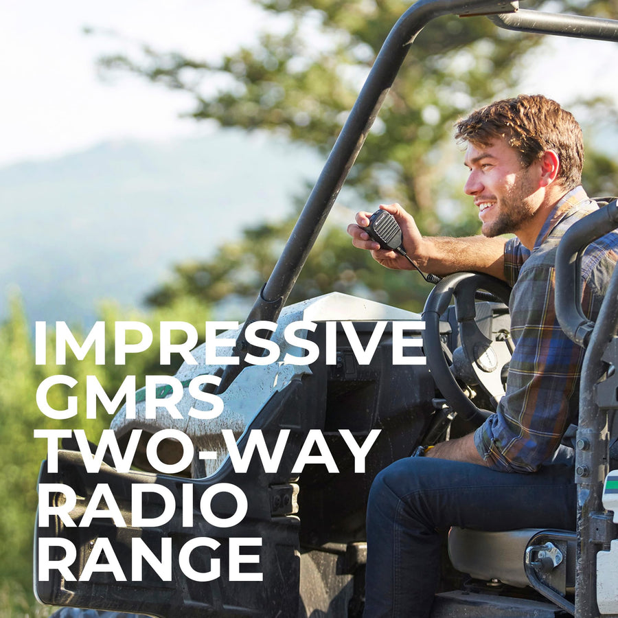 MXT115VP3 Midland® – 15 Watt GMRS MicroMobile® Two-Way Radio - Off Roading Outdoor Farm - Extended 3dB gain Universal Lip Mount Antenna Dustproof Noise-Canceling Microphone - 8 Repeater Channels