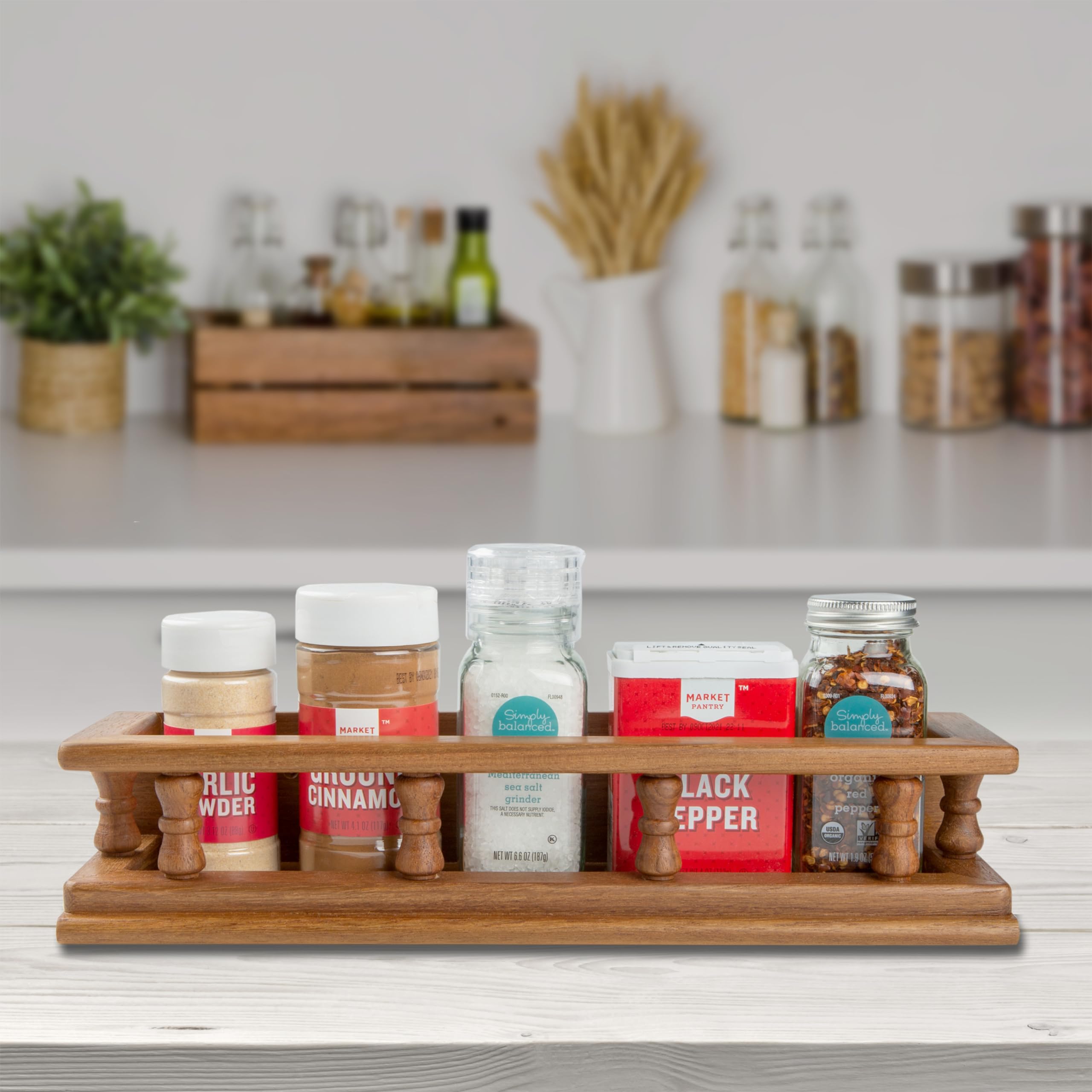 Teak Whitecap 62436 Spice Rack