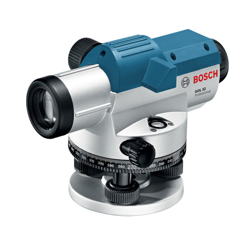 BOSCH Automatic Optical Level GOL 32 32X, Includes Plumb Bob, Tool Kit, & Carrying Case