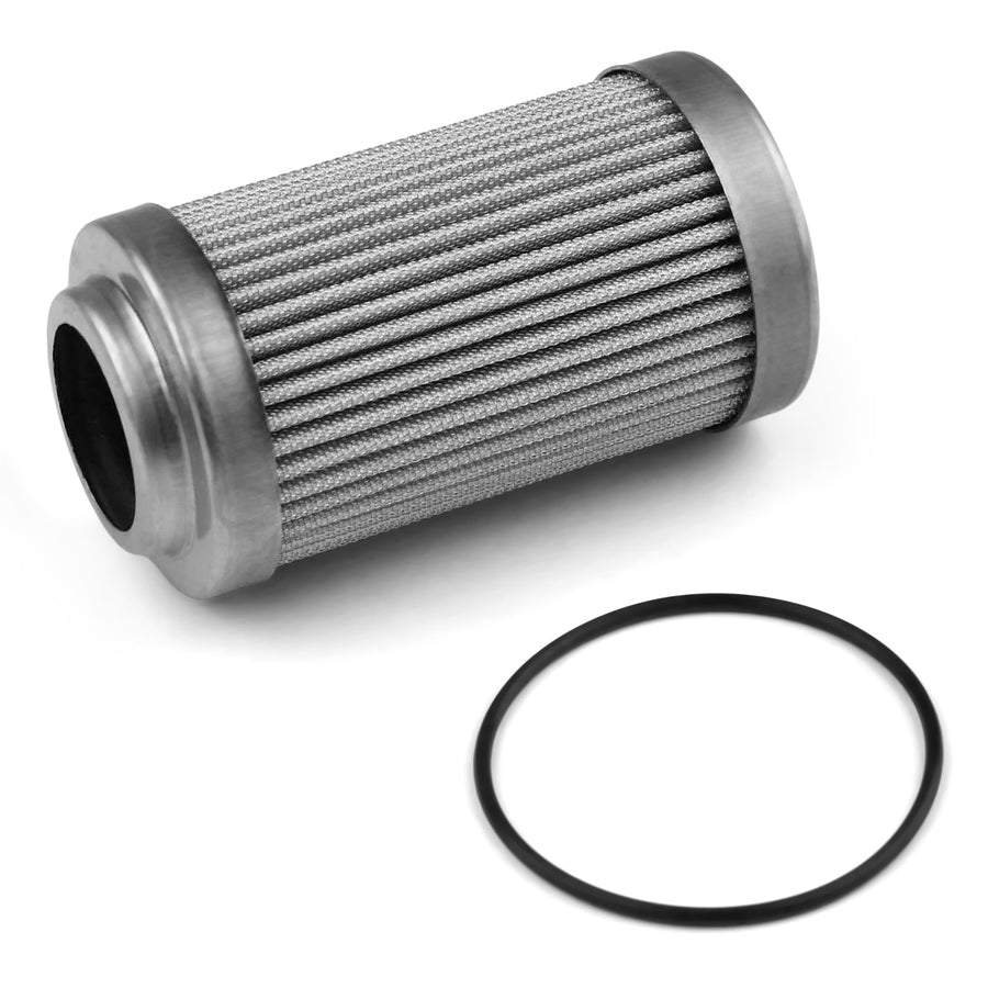 Replacement Aeromotive 12650 Fuel Filter Element, 10-Micron Rating, Microglass Media, Fits All 2" OD Filter Housings, for Gas and Alcohol Fuels