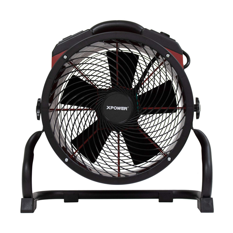 XPOWER Professional X-39AR Axial Fan with Sealed Motor (1/4 HP) for Water Damage Restoration and Powerful Focused Air Circulation up to 60 feet (Blue)