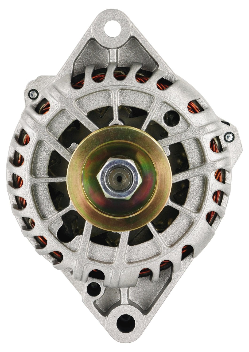 Alt Ford Powermaster 6G Natural 155A 6 grv Pulley Small Frame Str MTG I-FR-A VR