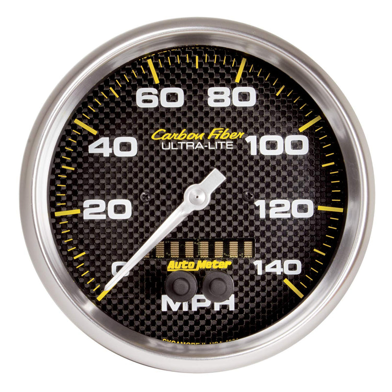 5" Auto Meter CARBON FIBER GPS Speedometer (0-140 MPH)