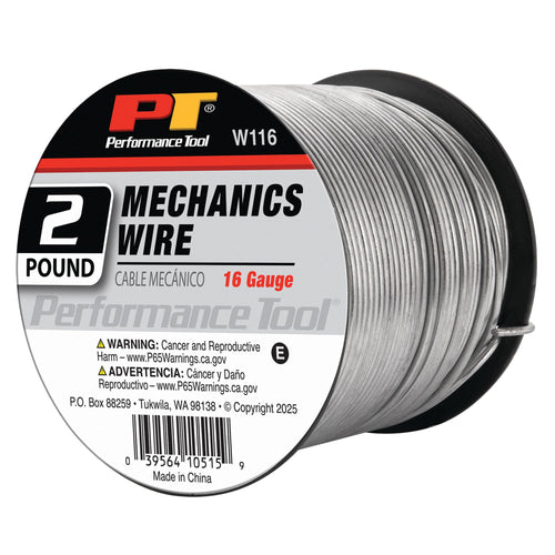 W116 Performance Tool Spool Mechanics Wire, 2 lb