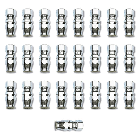620409 Russell Power Steering Straight Hose End, 25 Piece