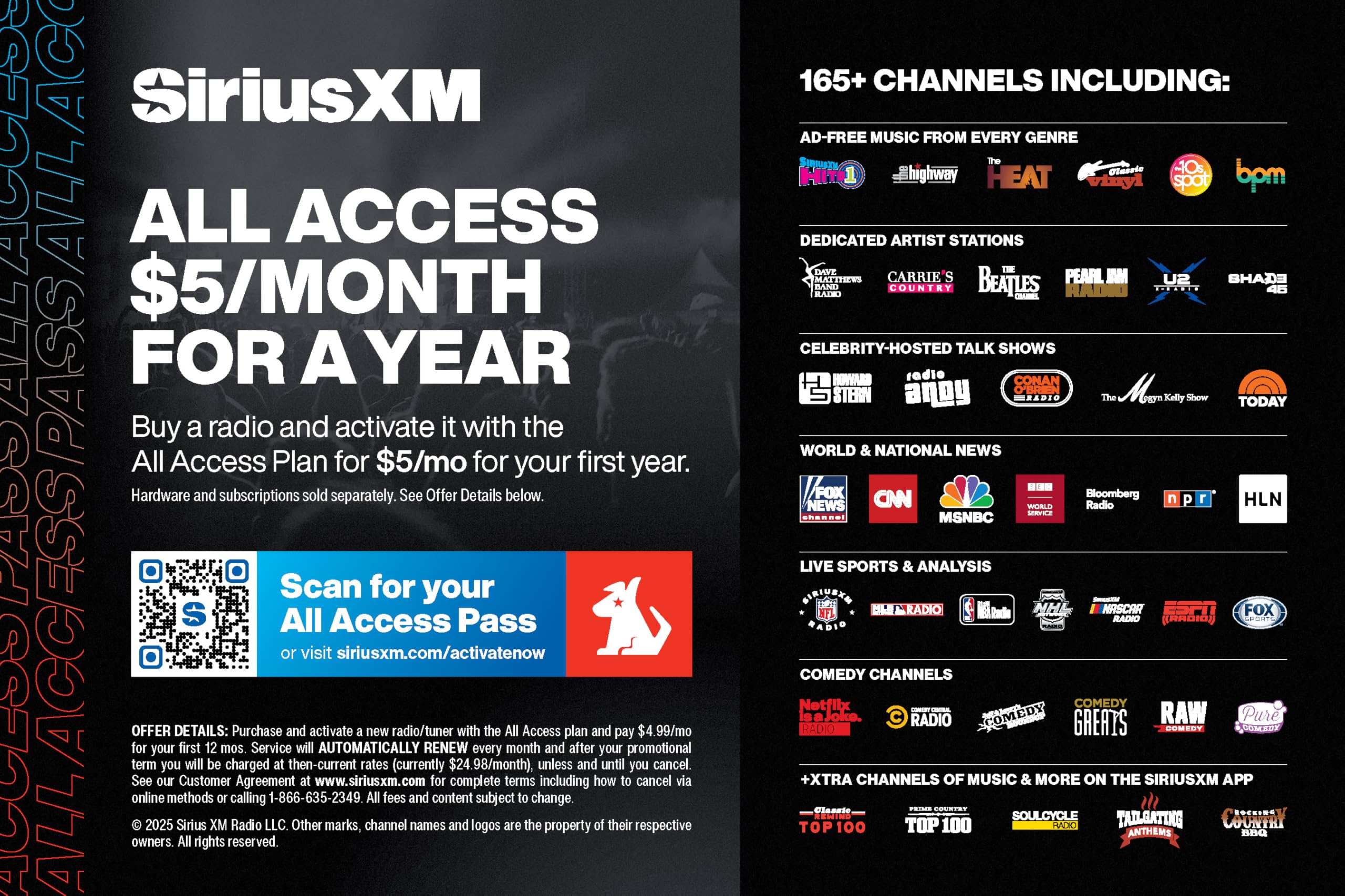 SiriusXM Vehicle Tuner Satellite Radio, Add to Any SiriusXM-Ready Car Stereo SXV300V1