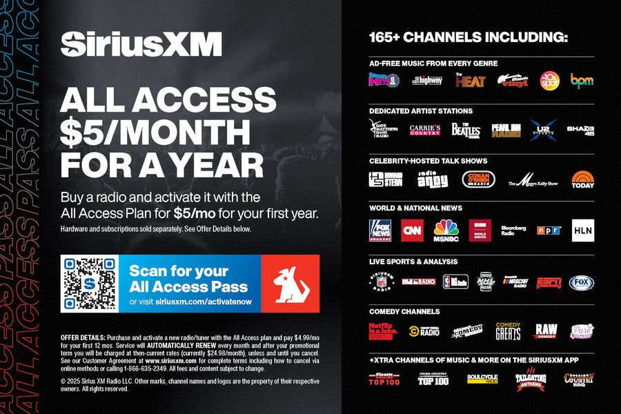 SiriusXM Vehicle Tuner Satellite Radio, Add to Any SiriusXM-Ready Car Stereo SXV300V1