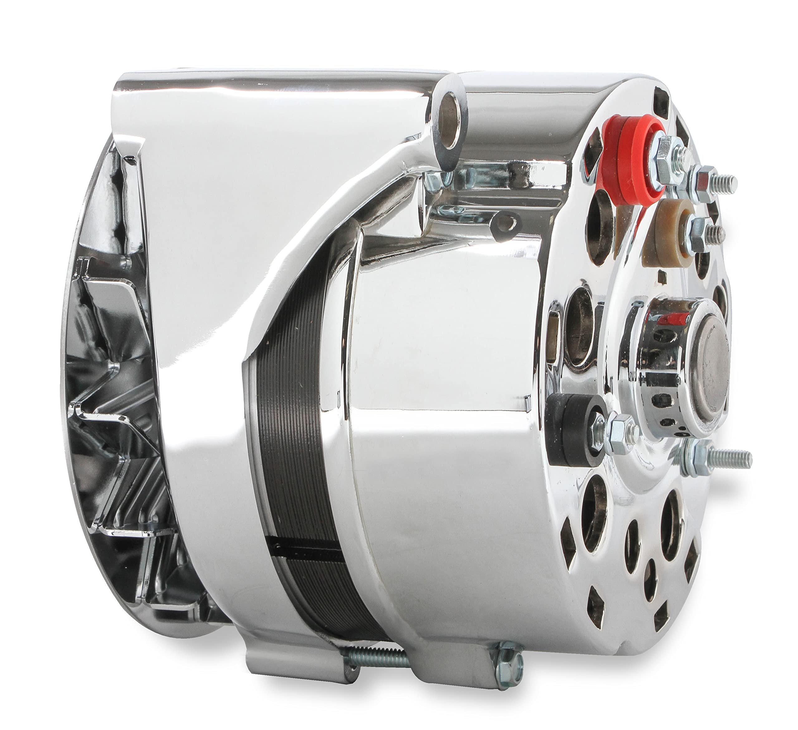 Chrome Mr. Gasket Alternator-Ford