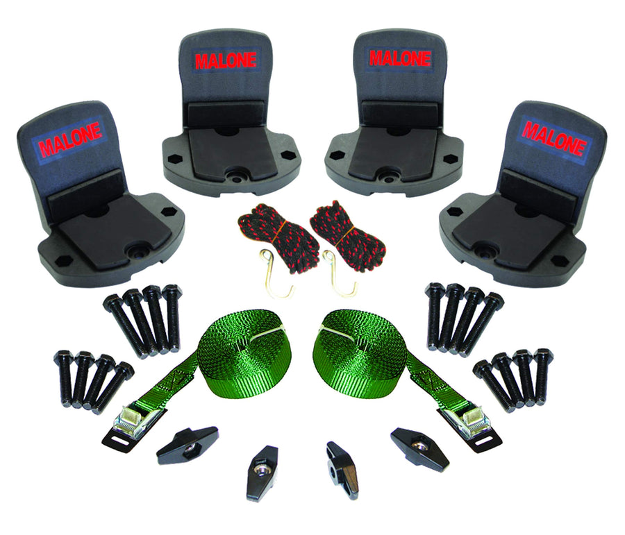 Big Foot Pro Malone Universal Car Rack Canoe Carrier with Bow and Stern Lines